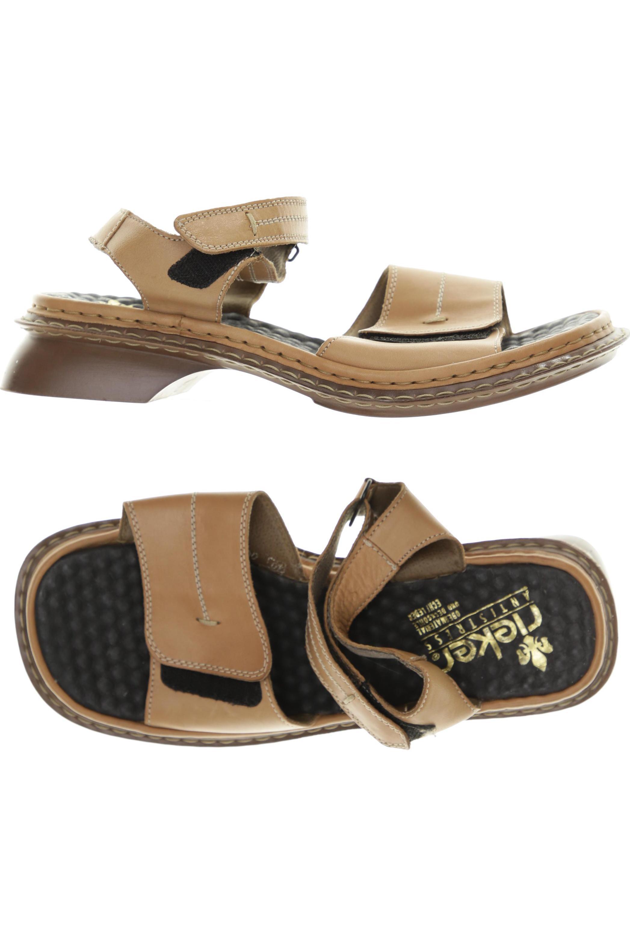

Rieker Damen Sandale, beige, Gr. 40