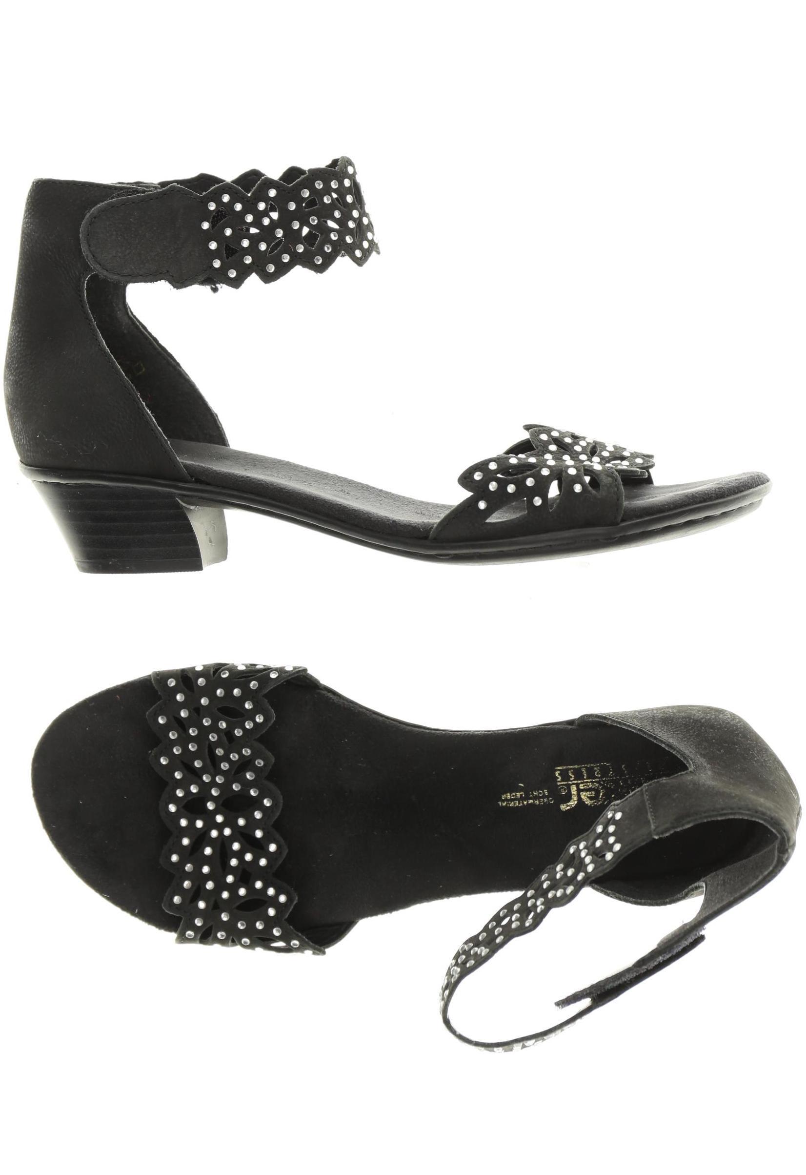 

Rieker Damen Sandale, schwarz, Gr. 37