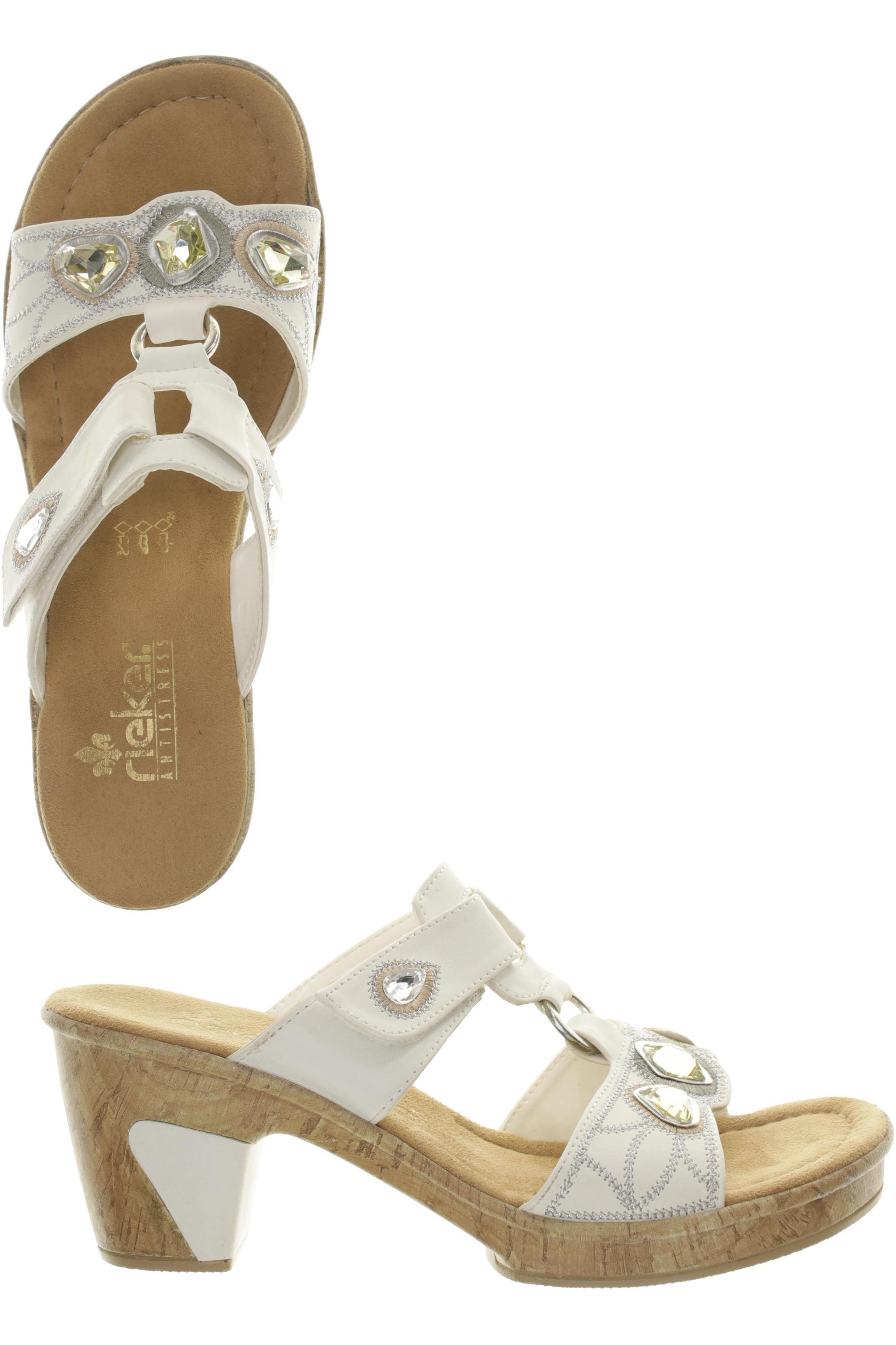 

Rieker Damen Sandale, weiß, Gr. 39