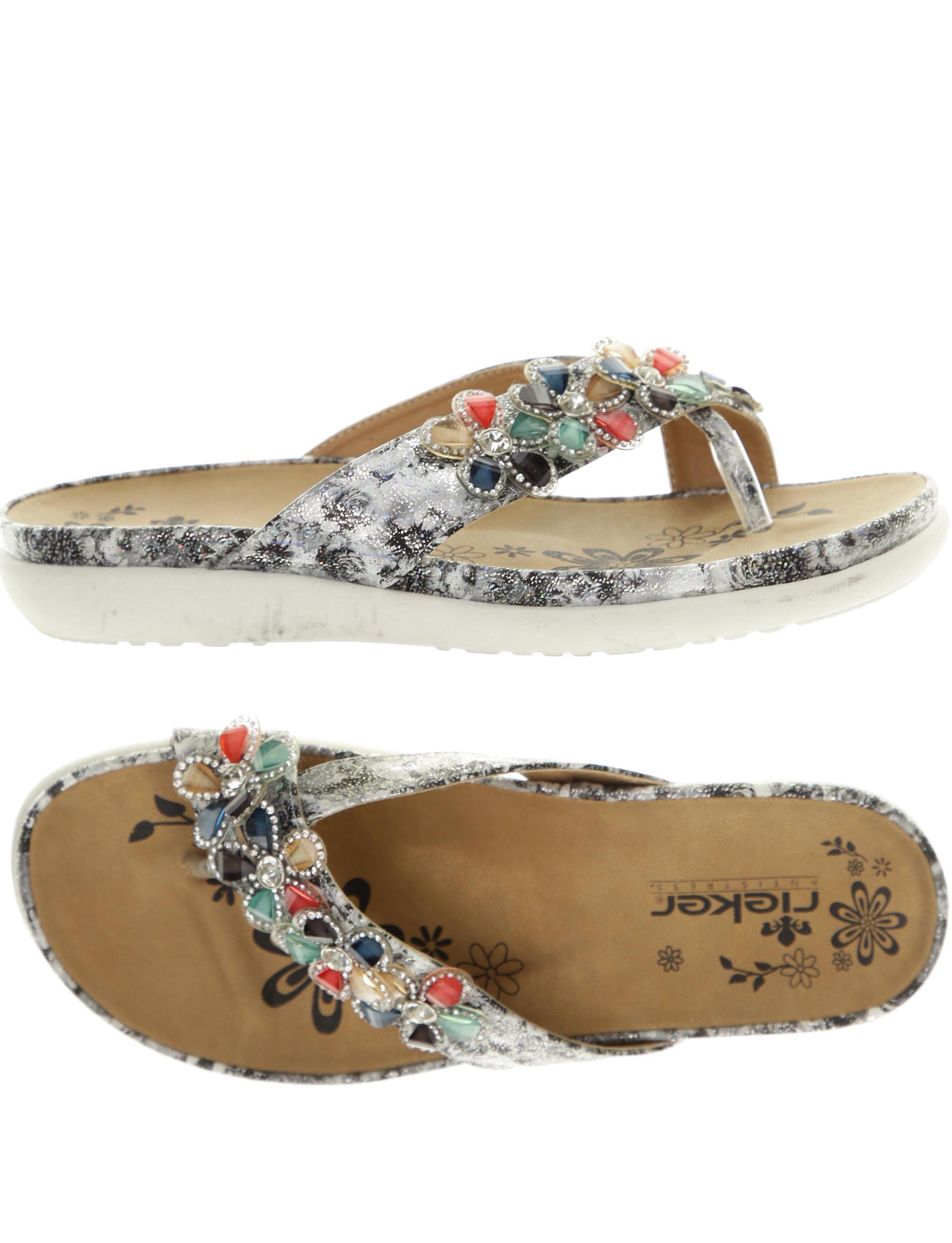 

Rieker Damen Sandale, grau, Gr. 38