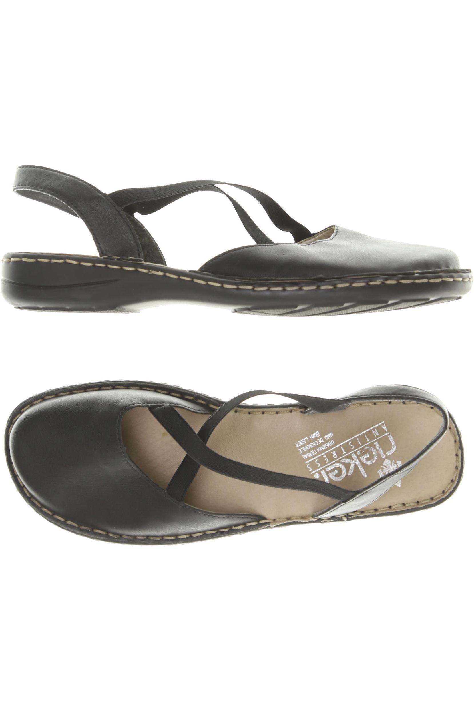 

Rieker Damen Sandale, schwarz, Gr. 40