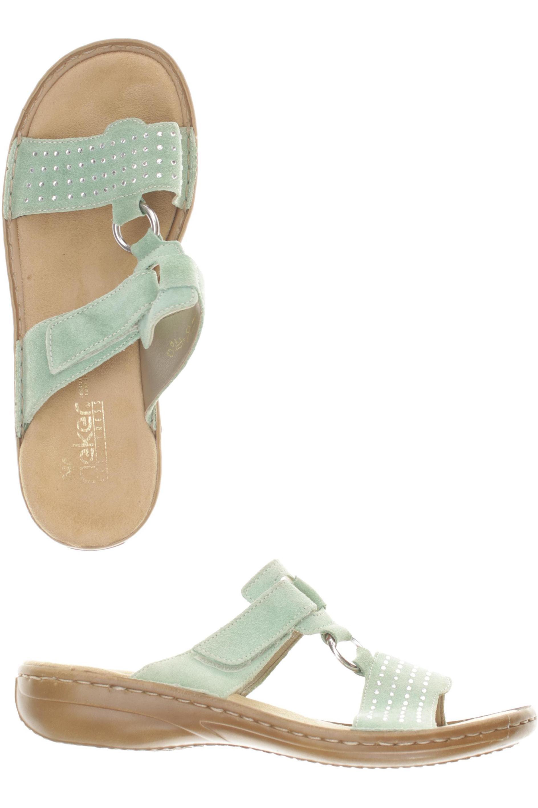 

Rieker Damen Sandale, grün, Gr. 38