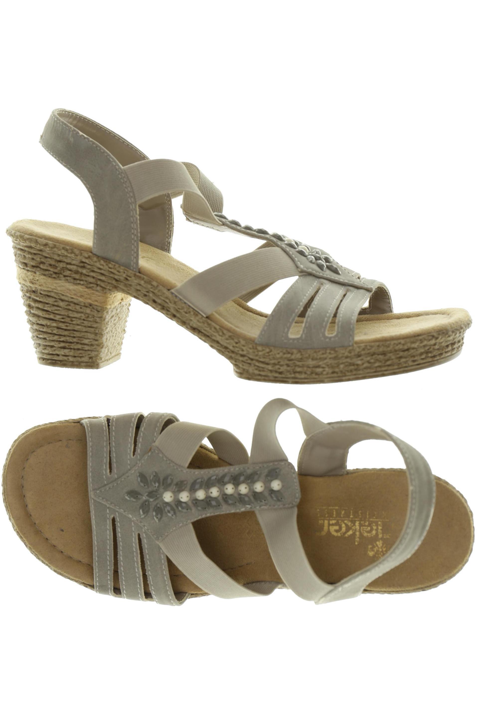 

Rieker Damen Sandale, grau, Gr. 38