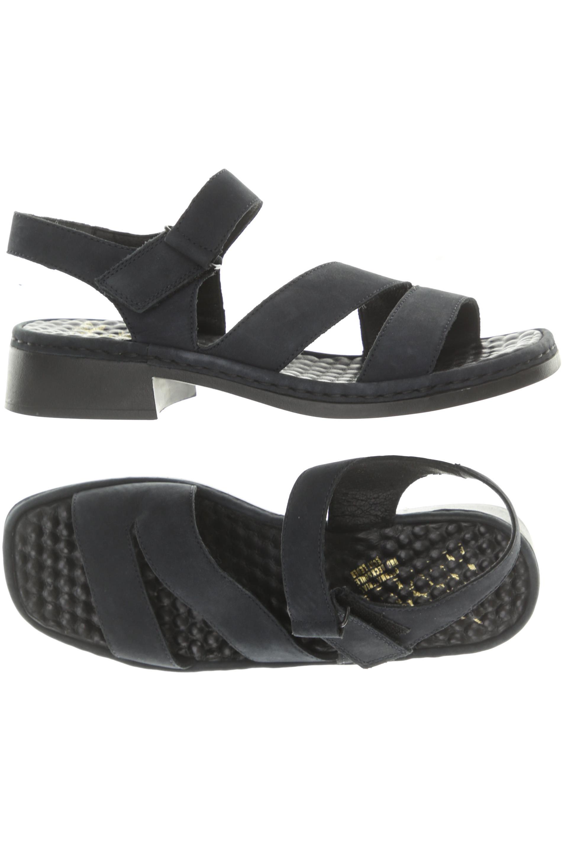 

Rieker Damen Sandale, blau, Gr. 38