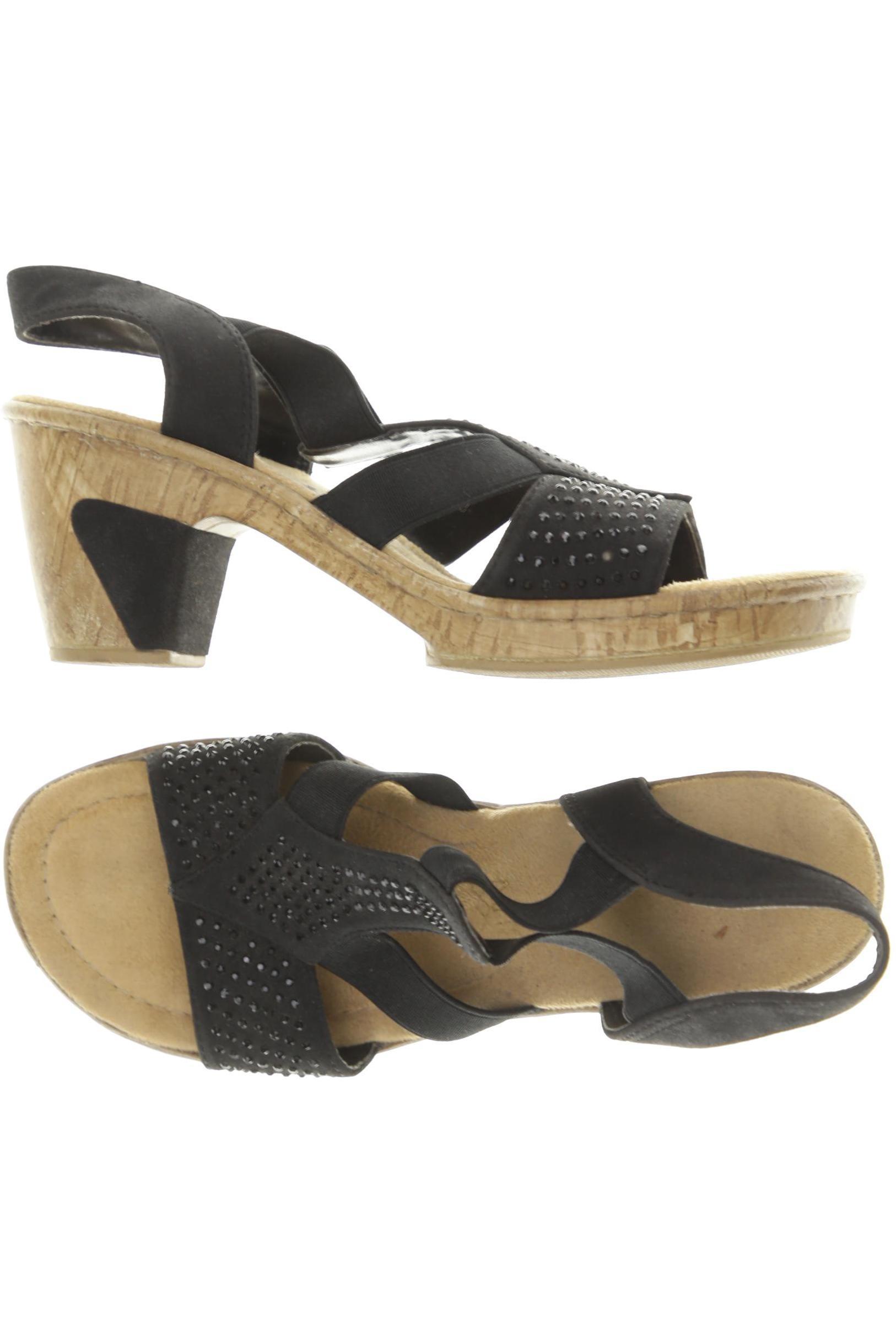

Rieker Damen Sandale, schwarz, Gr. 37