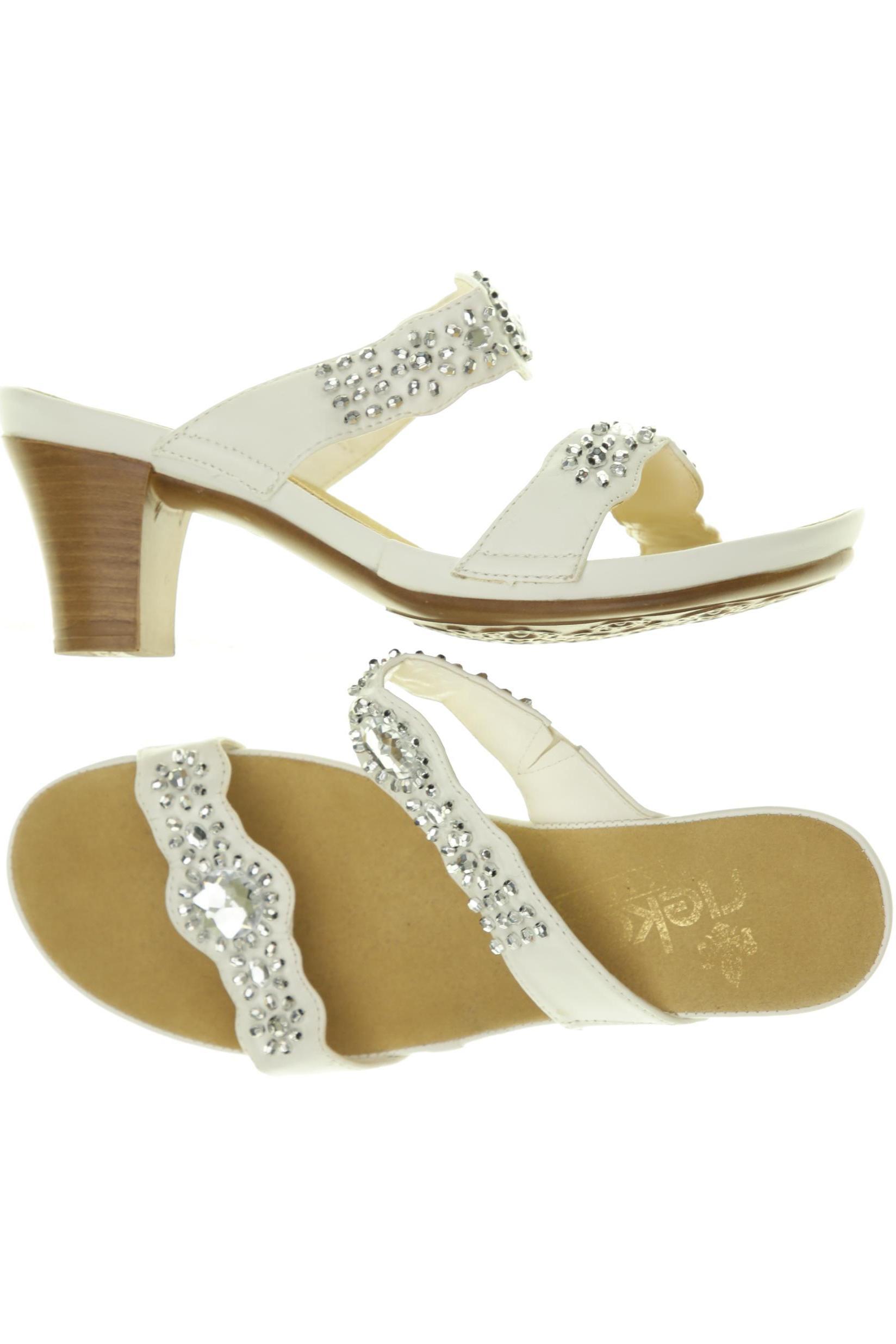 

Rieker Damen Sandale, weiß, Gr. 38