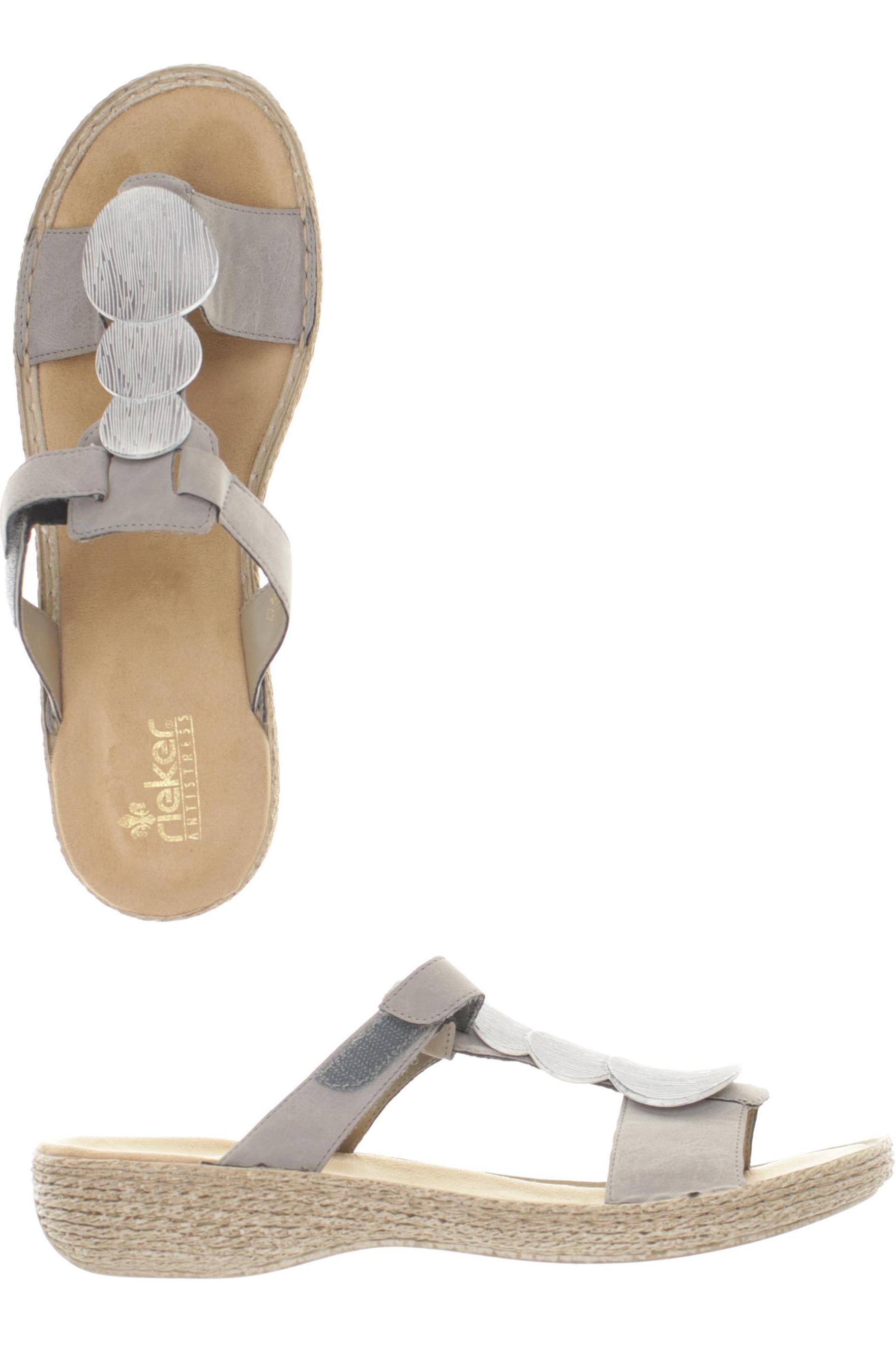 

Rieker Damen Sandale, grau, Gr. 42