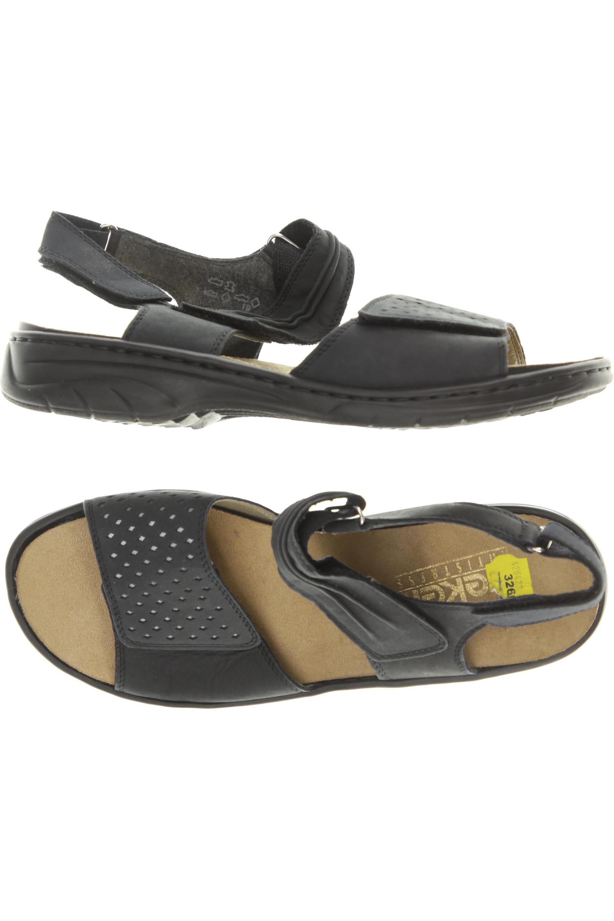 

Rieker Damen Sandale, schwarz, Gr. 41