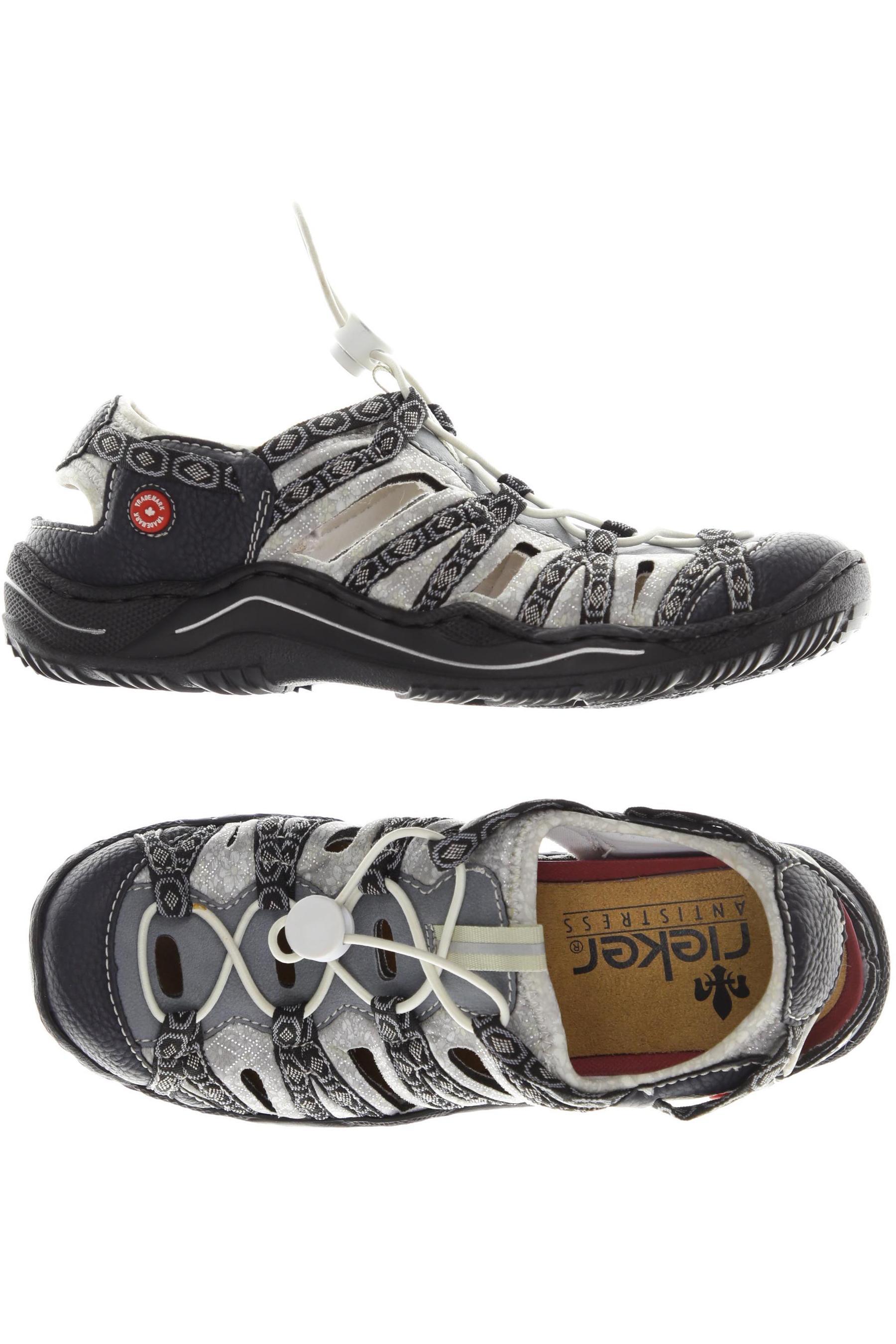 

Rieker Damen Sandale, grau, Gr. 38