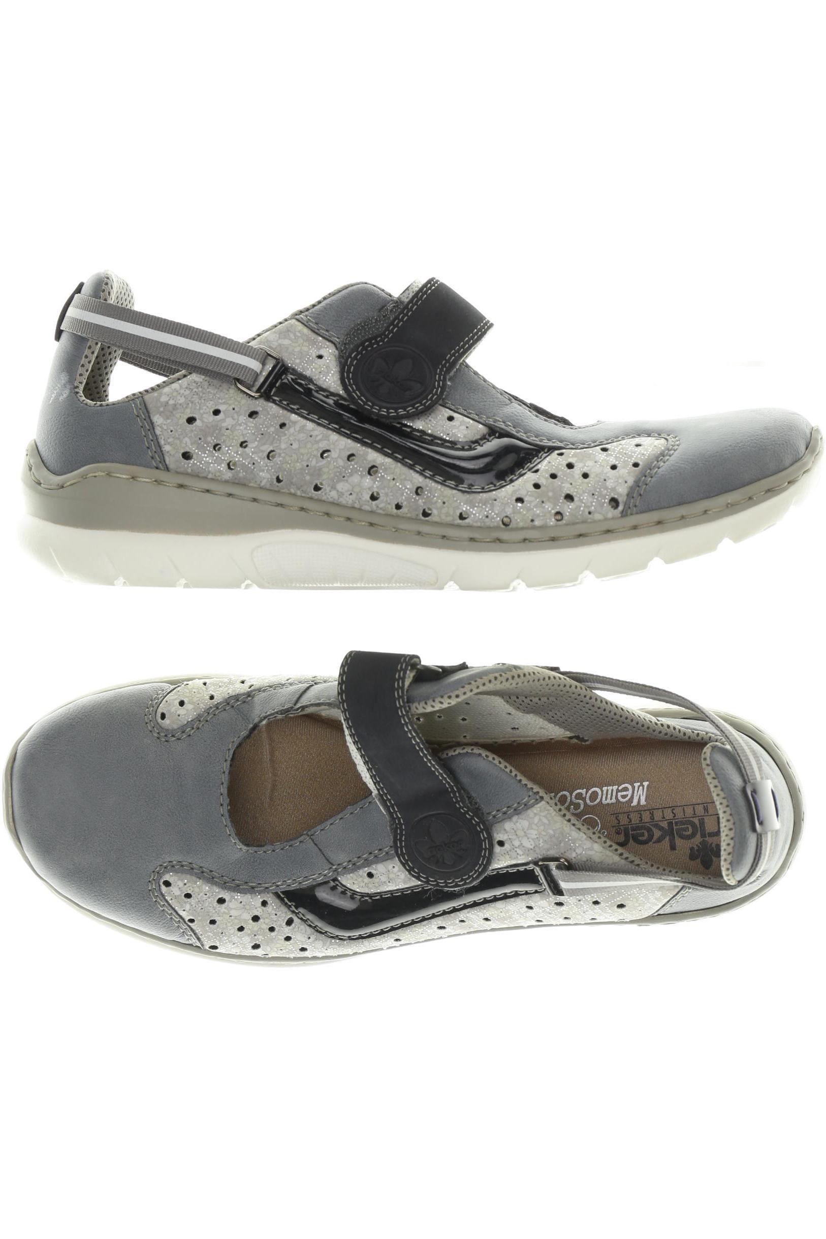 

Rieker Damen Halbschuh, blau, Gr. 38