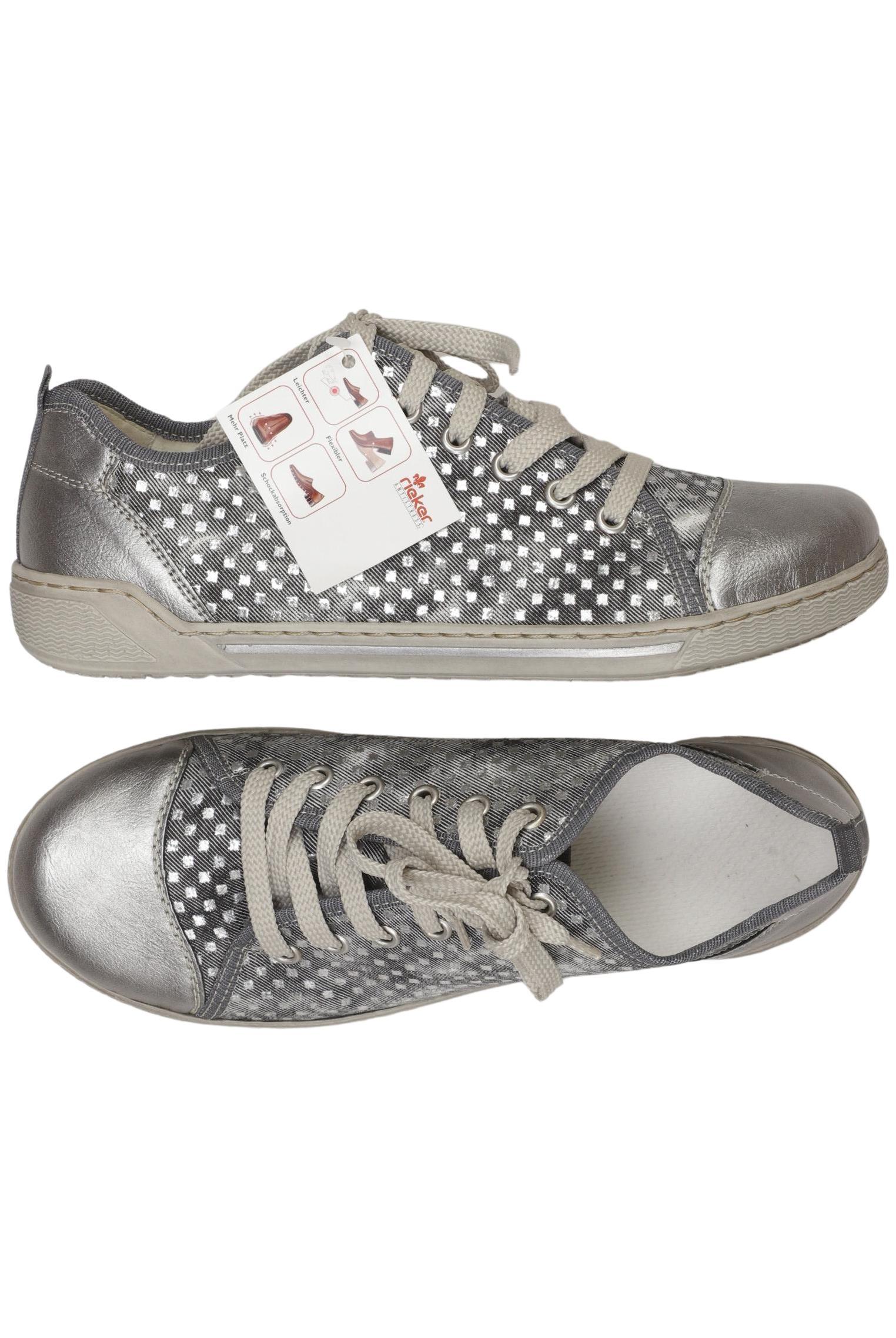 

Rieker Damen Sneakers, silber, Gr. 40