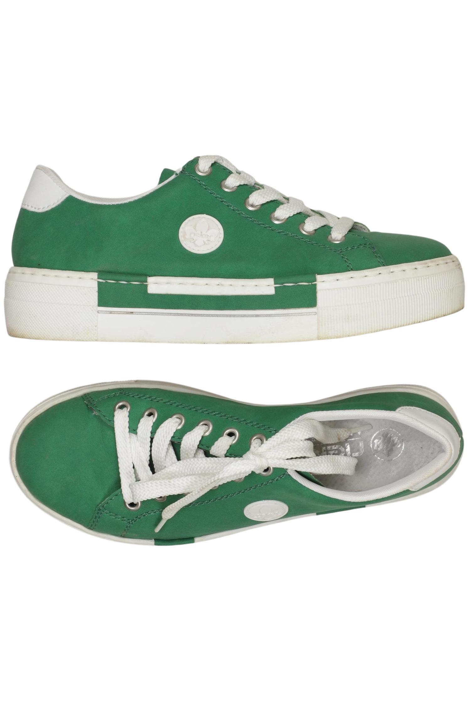 

Rieker Damen Sneakers, grün, Gr. 37