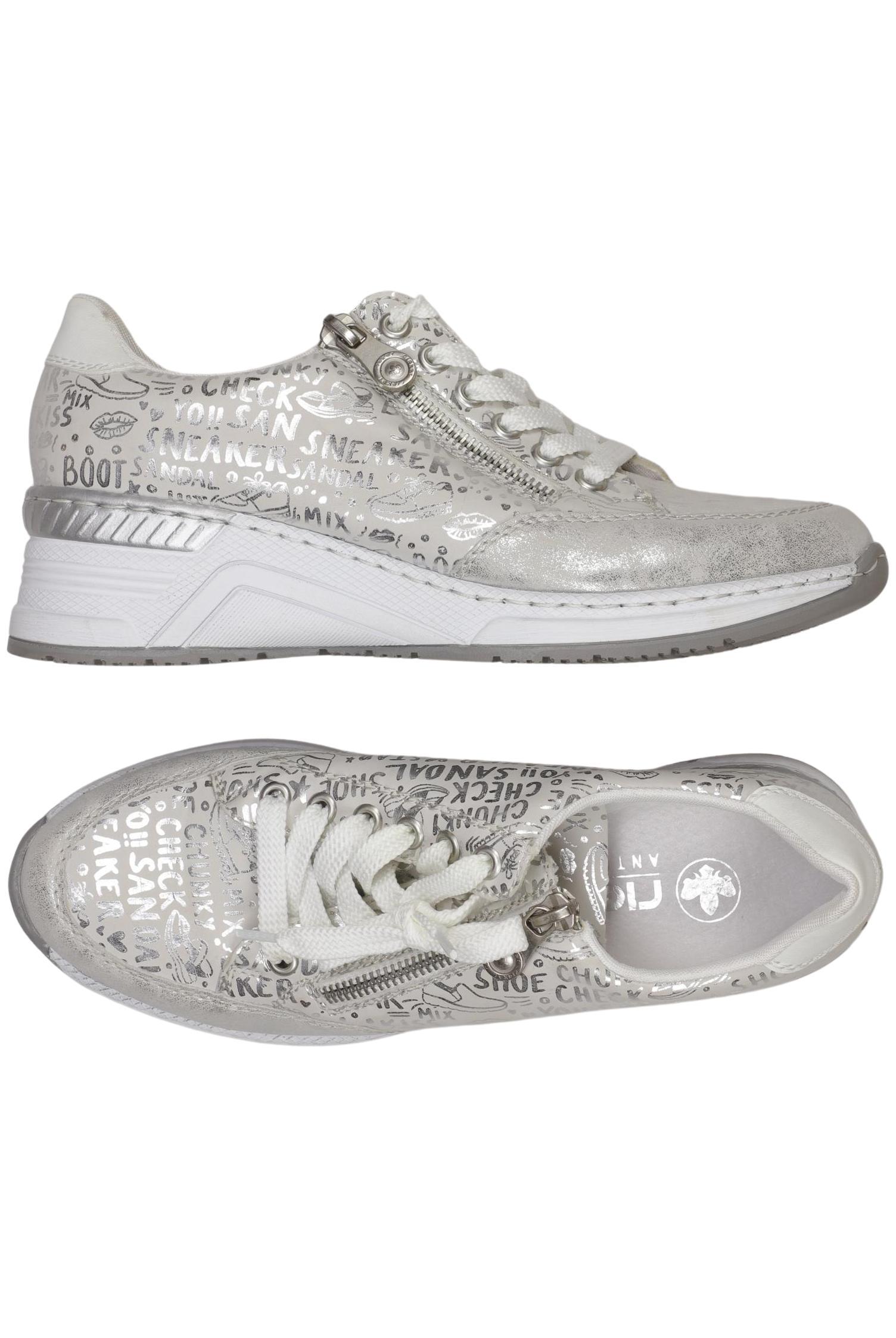 

Rieker Damen Sneakers, silber, Gr. 38