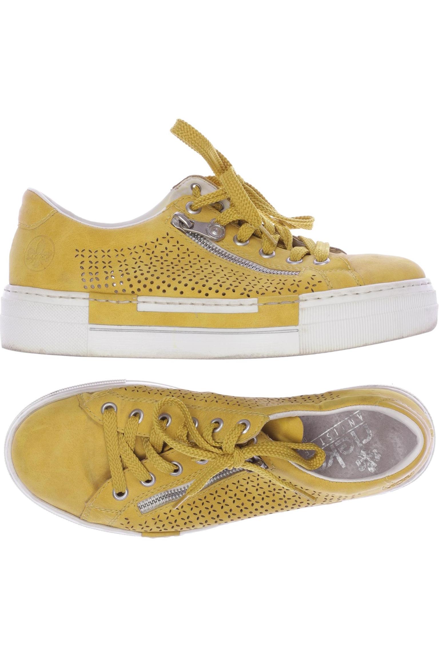 

Rieker Damen Sneakers, gelb, Gr. 38