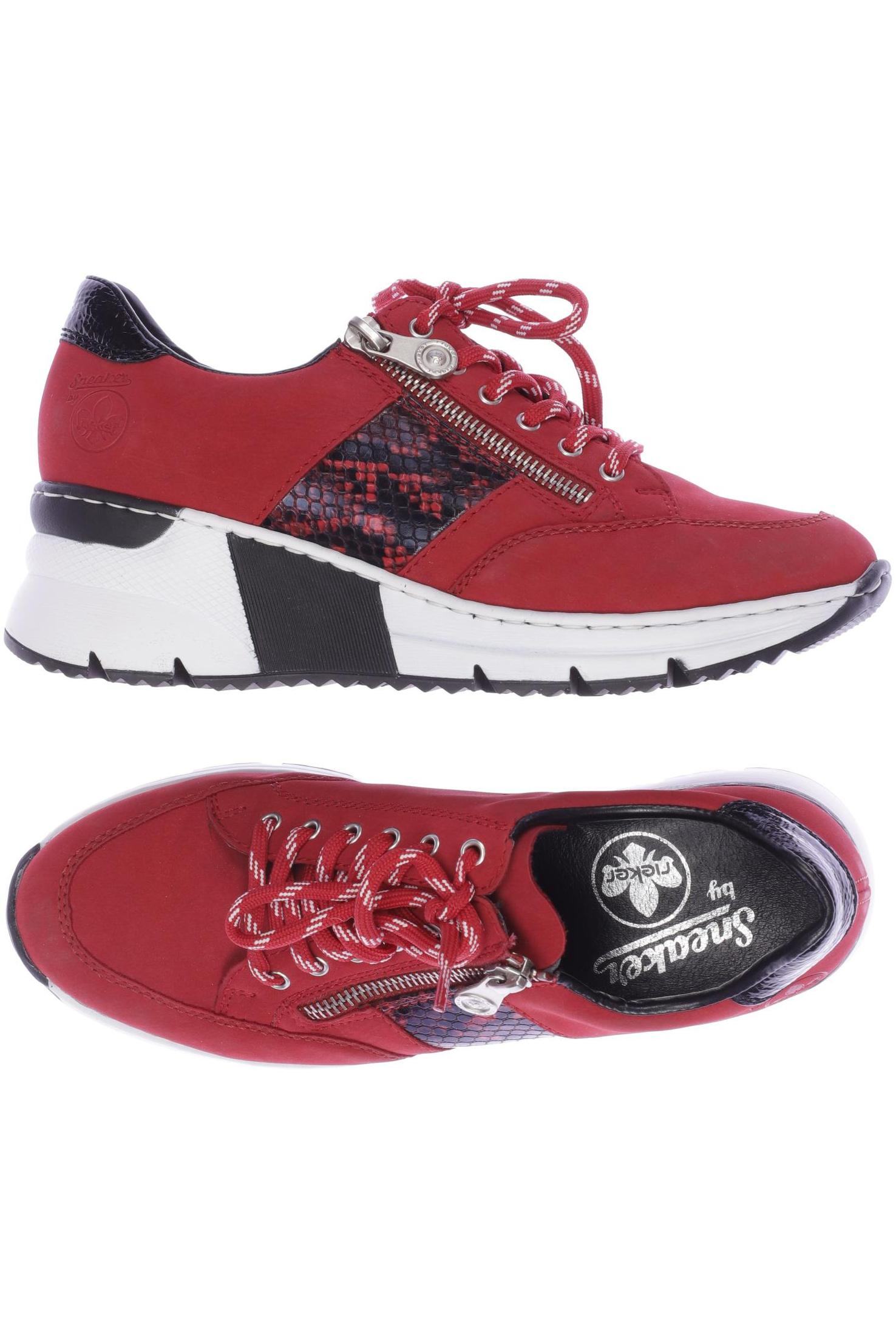 

Rieker Damen Sneakers, rot, Gr. 37