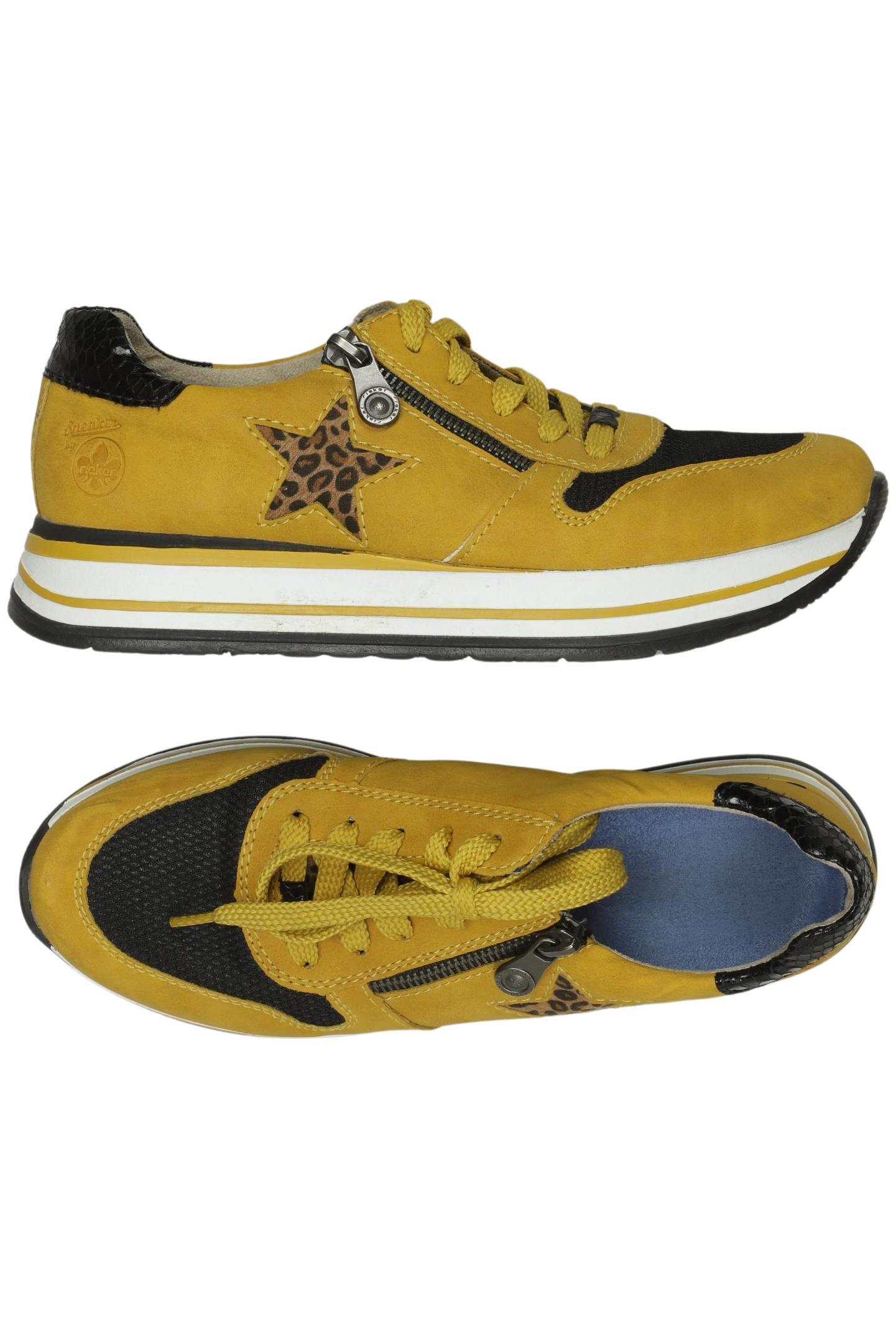 

Rieker Damen Sneakers, gelb, Gr. 38