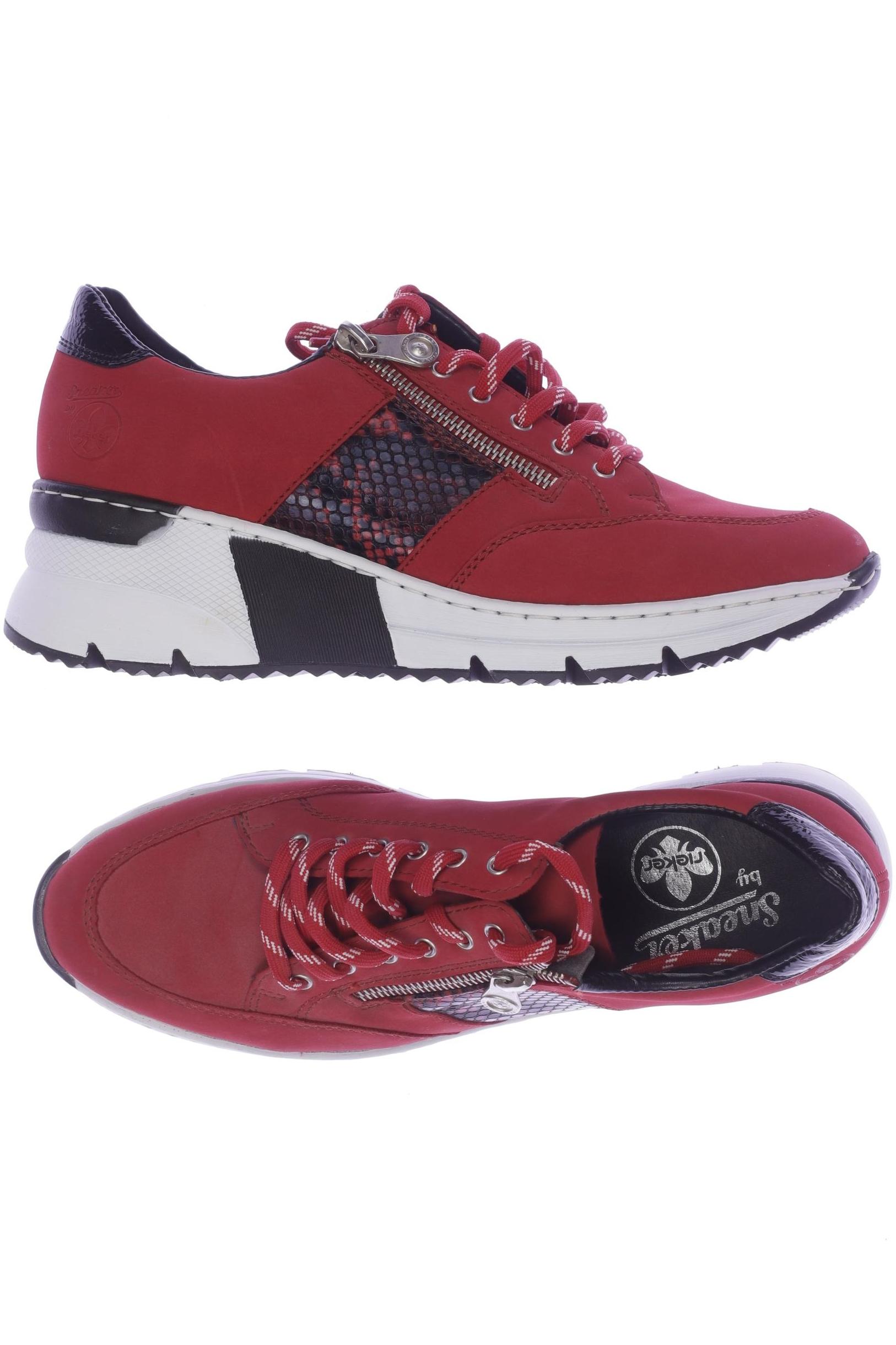 

Rieker Damen Sneakers, rot, Gr. 40