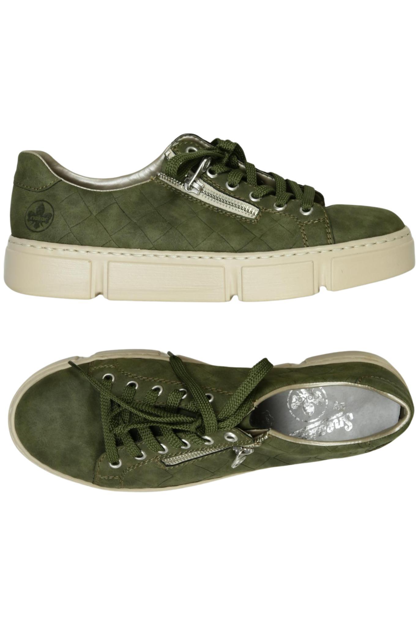 

Rieker Damen Sneakers, grün, Gr. 40