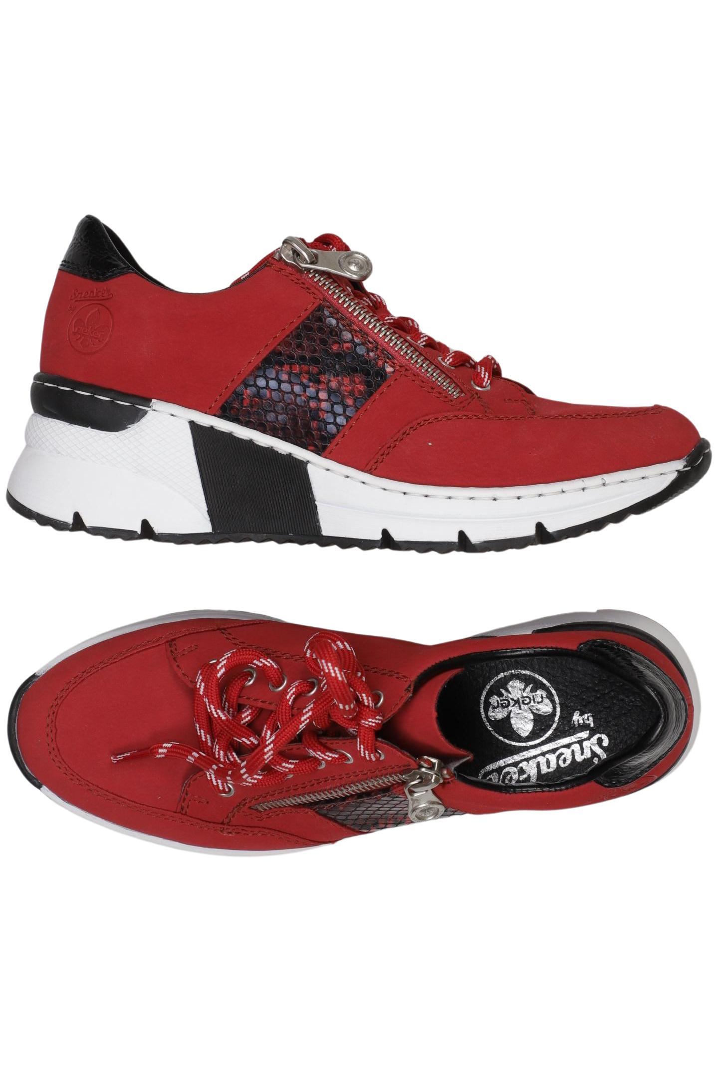 

Rieker Damen Sneakers, rot, Gr. 36