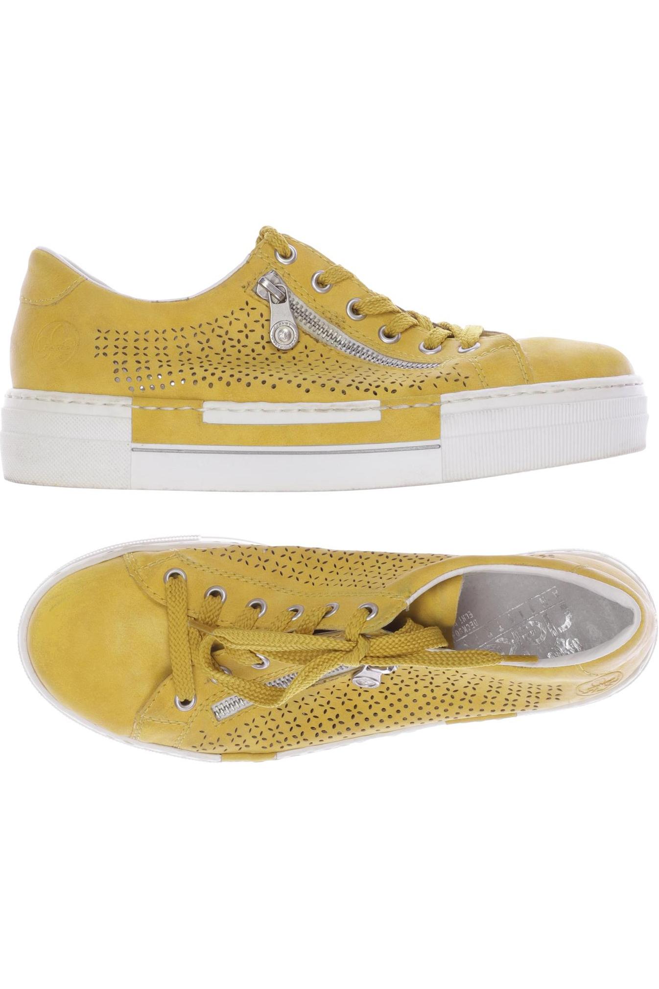 

Rieker Damen Sneakers, gelb, Gr. 40