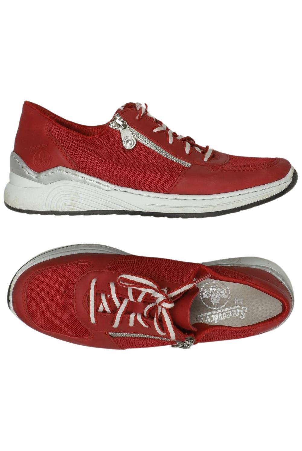 

Rieker Damen Sneakers, rot, Gr. 38