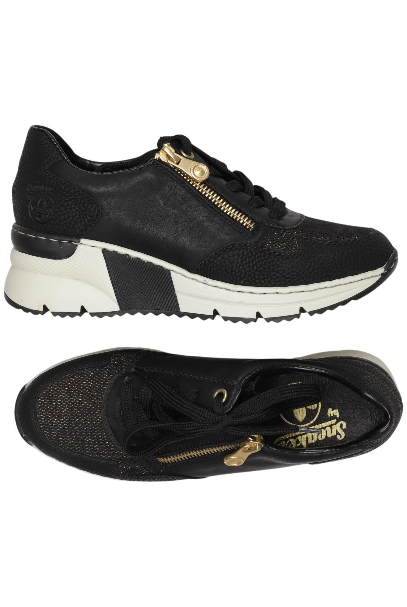 

Rieker Damen Sneakers, schwarz, Gr. 36