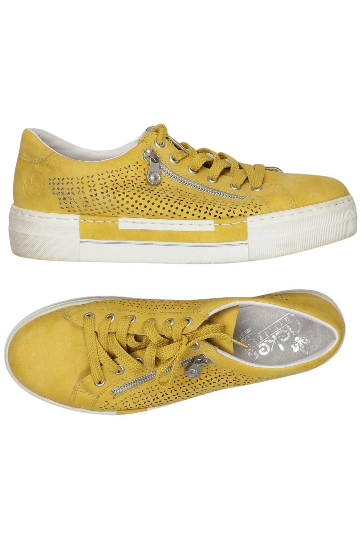 

Rieker Damen Sneakers, gelb, Gr. 42