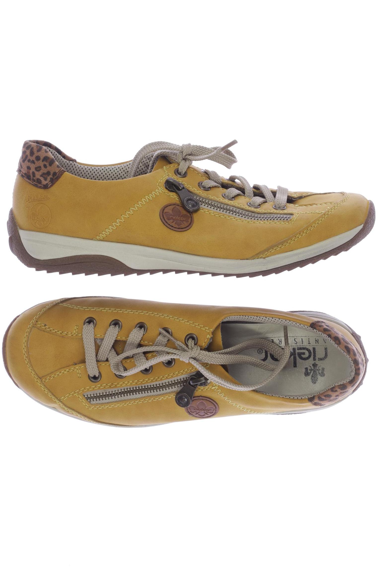 

Rieker Damen Sneakers, gelb, Gr. 40