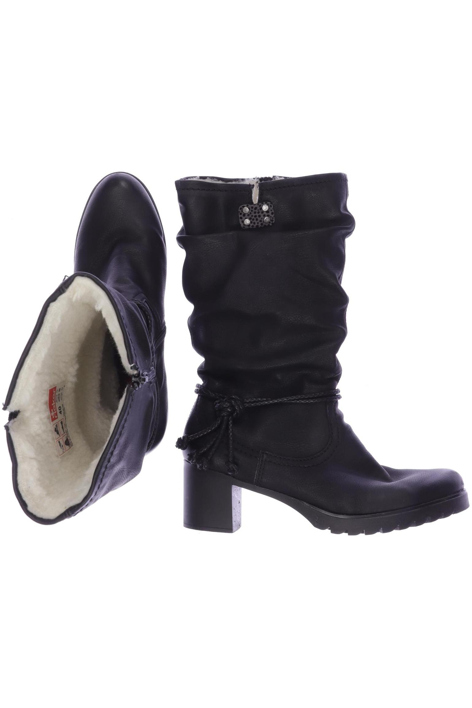

Rieker Damen Stiefel, schwarz, Gr. 40