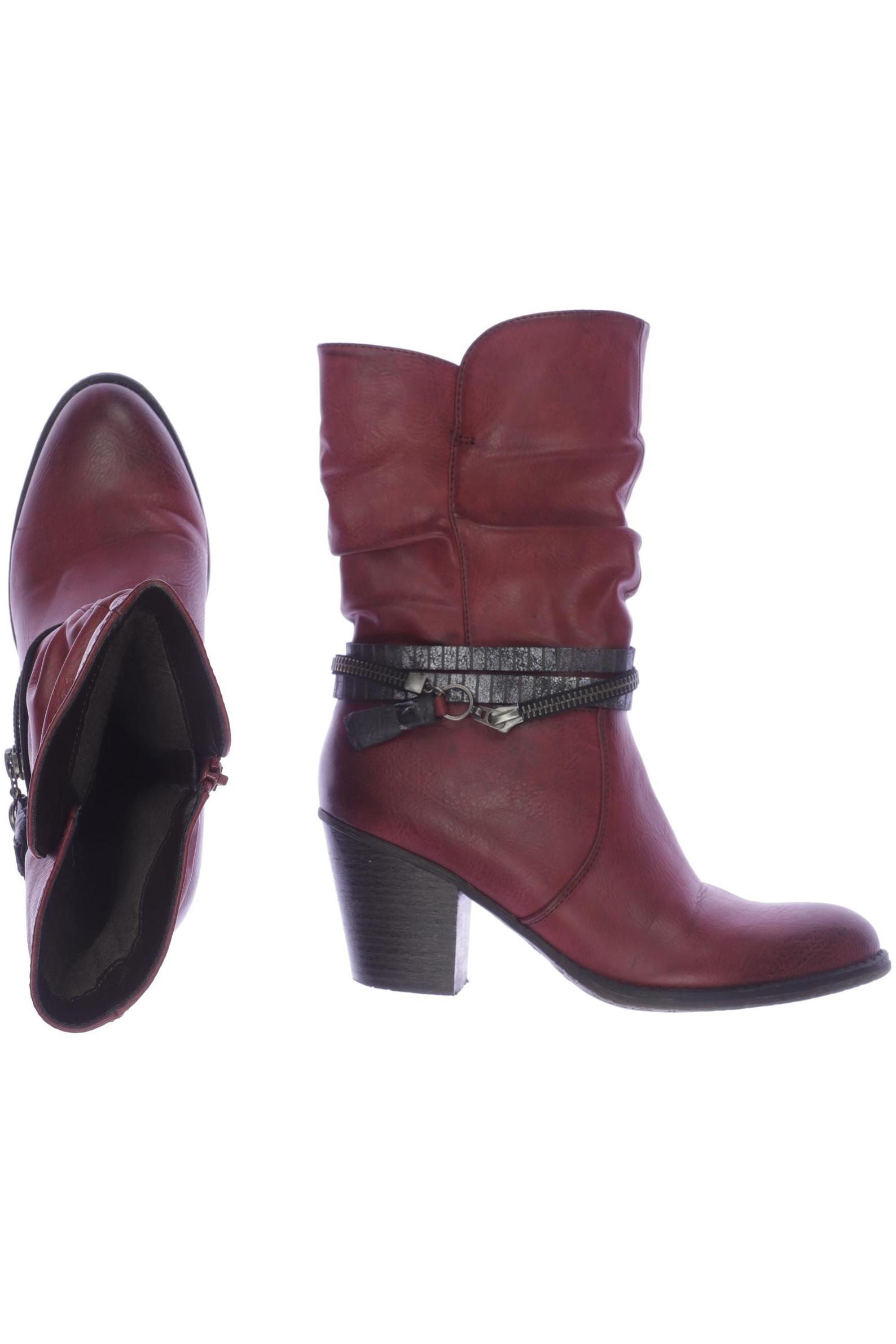 

Rieker Damen Stiefel, bordeaux, Gr. 37