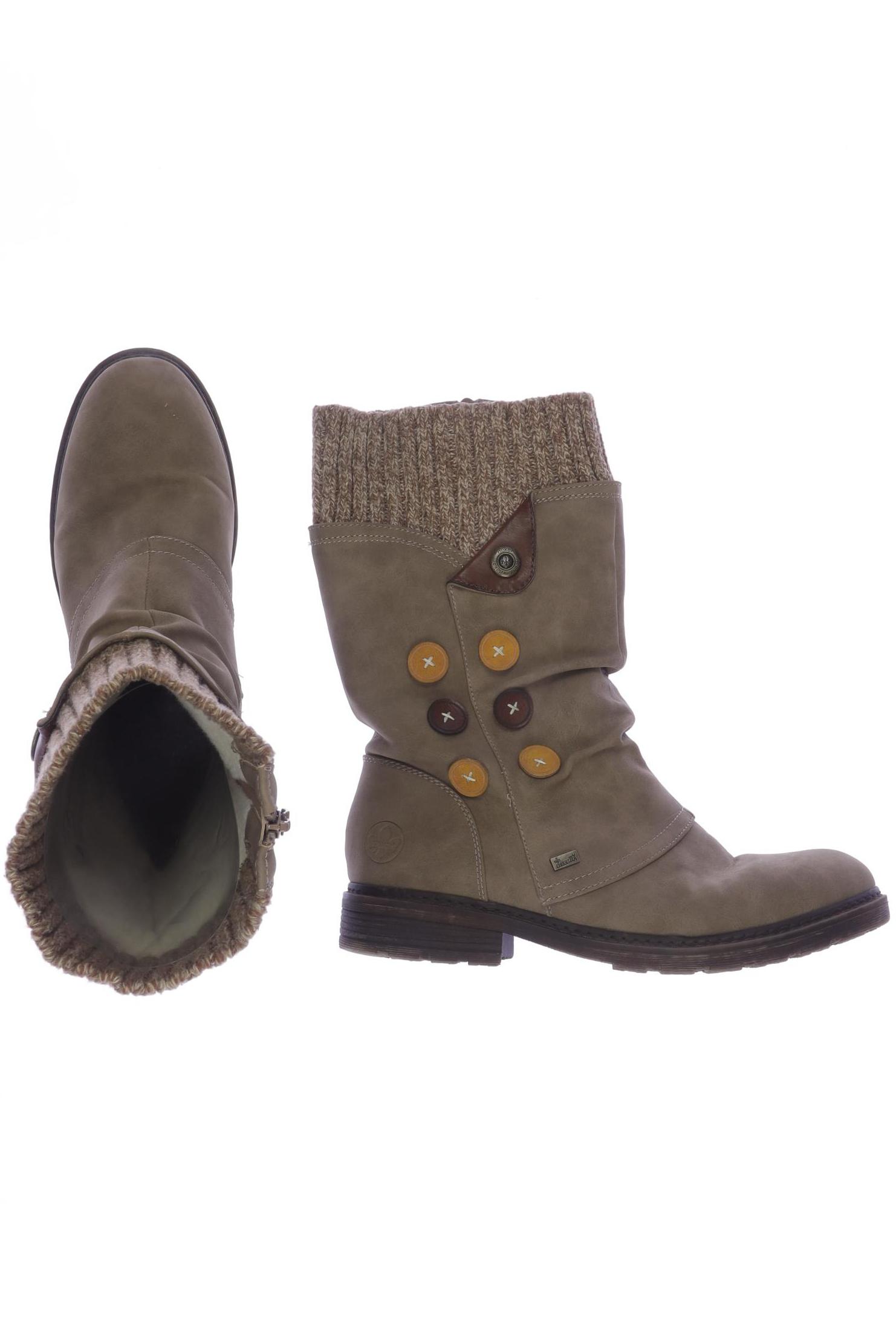 

Rieker Damen Stiefel, beige, Gr. 41