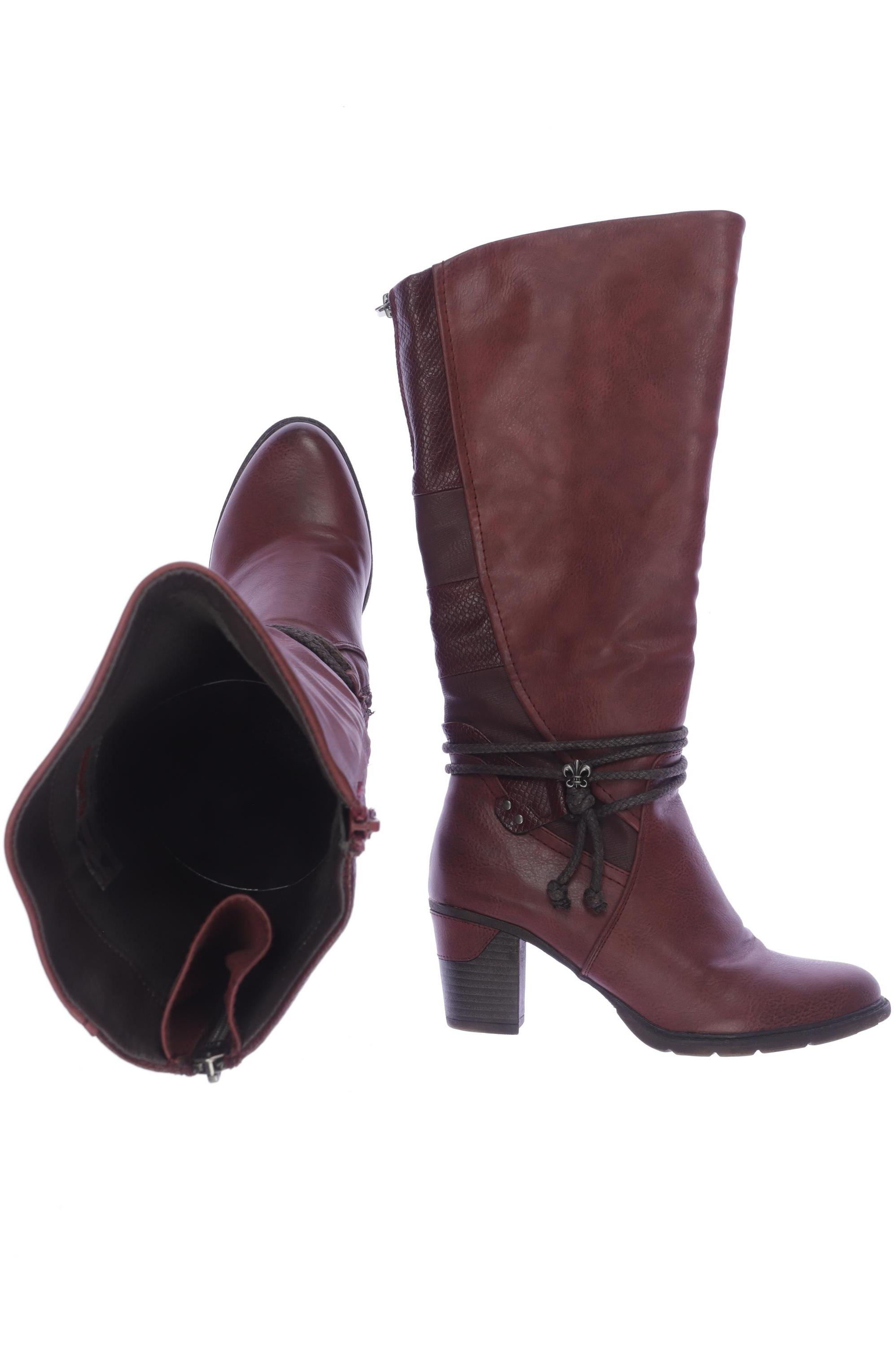 

Rieker Damen Stiefel, bordeaux, Gr. 36