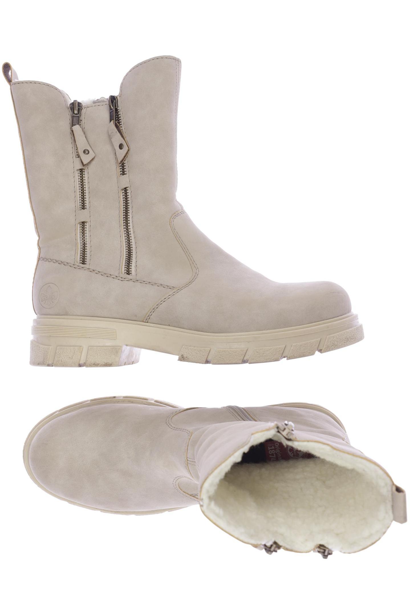 

Rieker Damen Stiefel, cremeweiß, Gr. 40