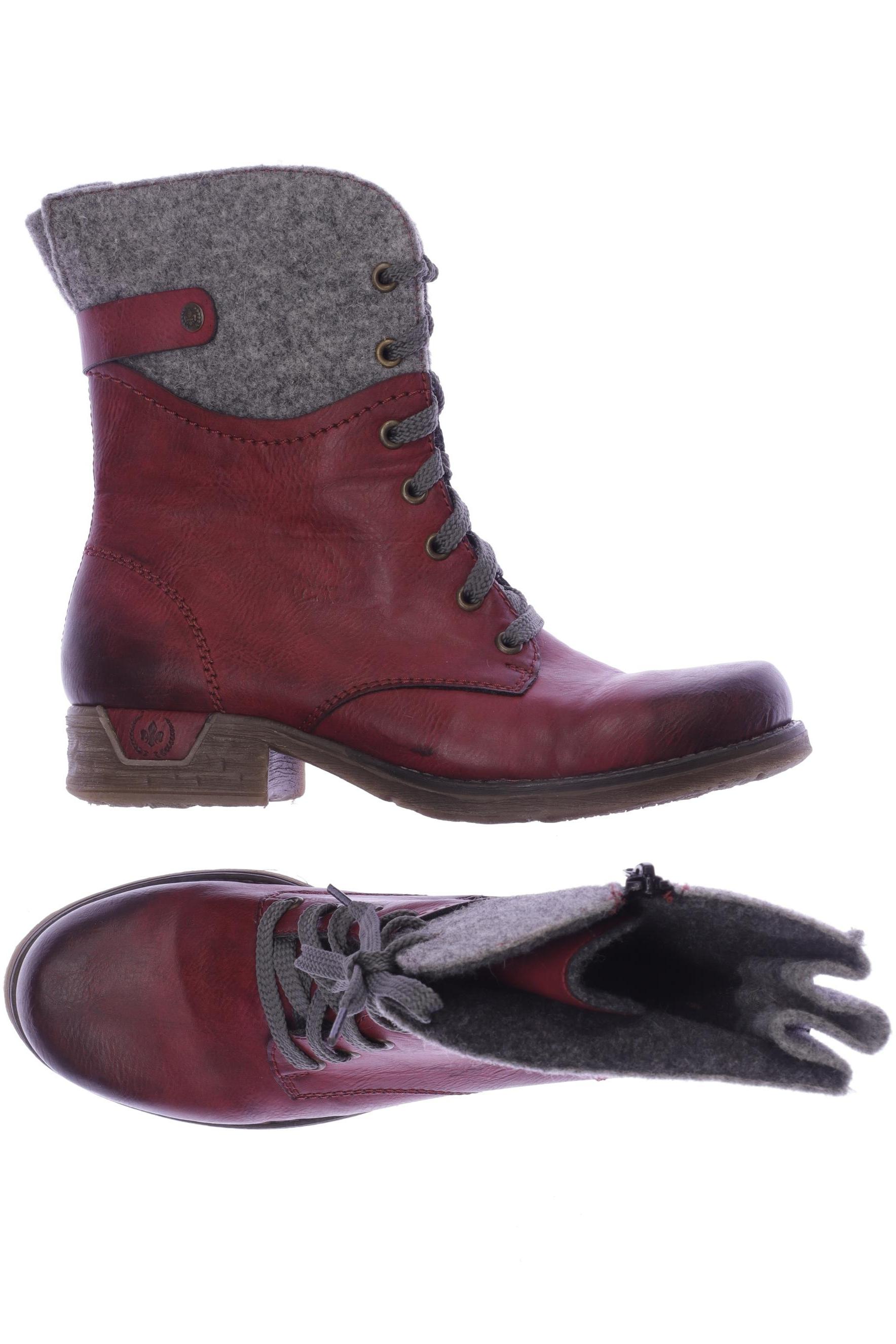

Rieker Damen Stiefel, bordeaux, Gr. 39