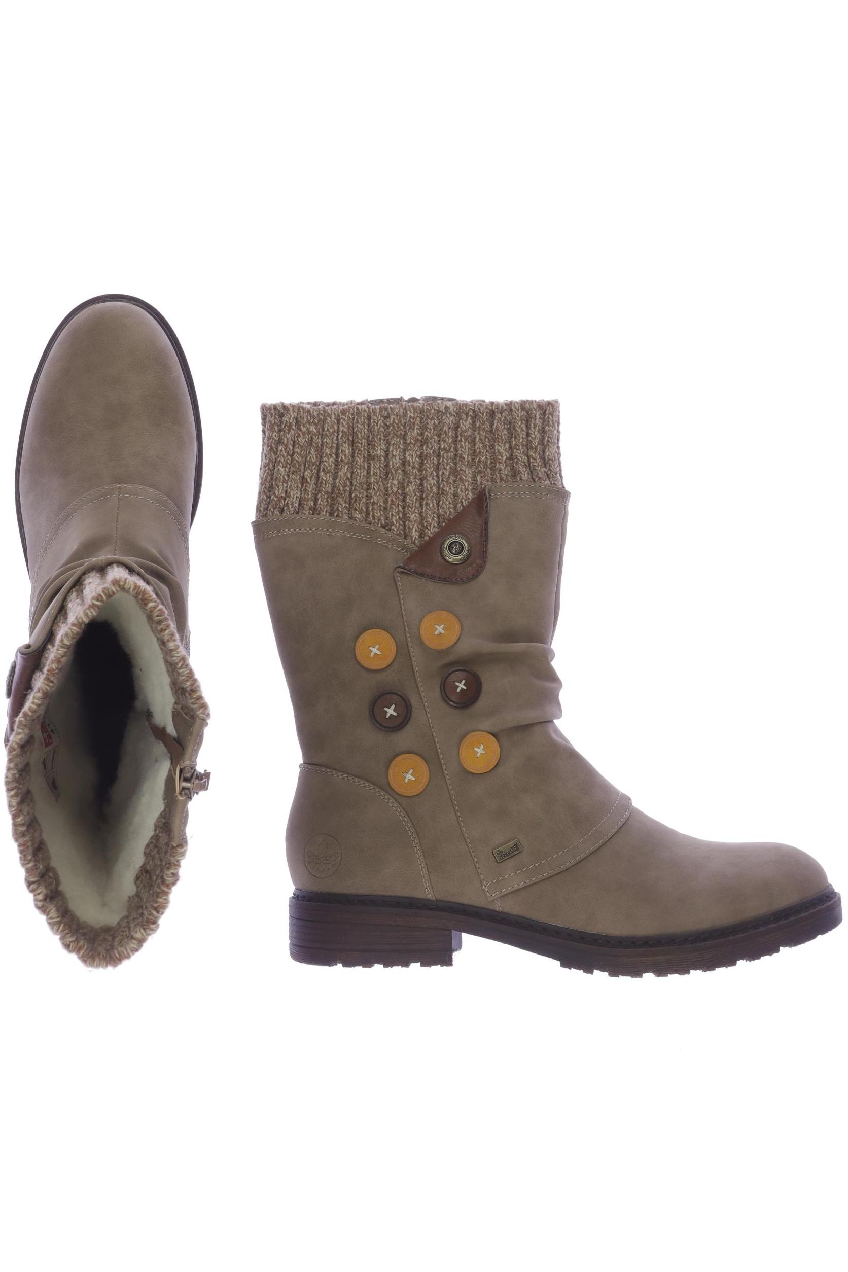 

Rieker Damen Stiefel, beige, Gr. 41