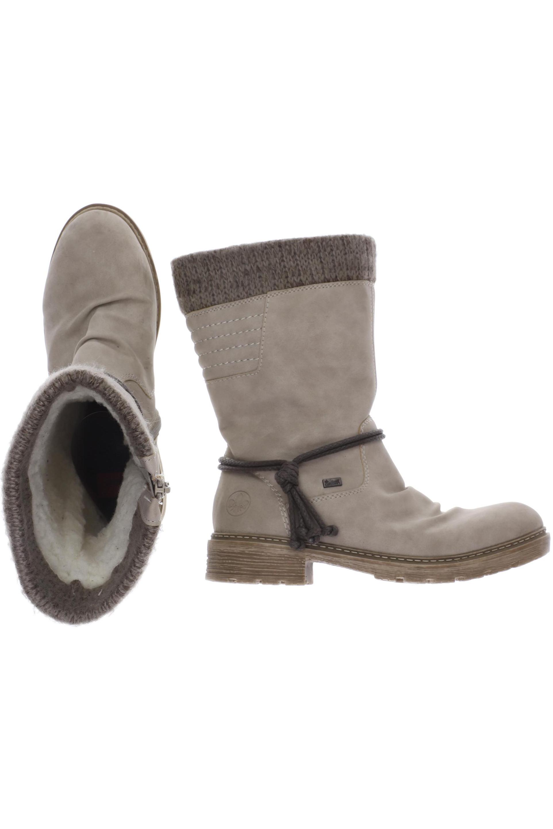 

Rieker Damen Stiefel, cremeweiß