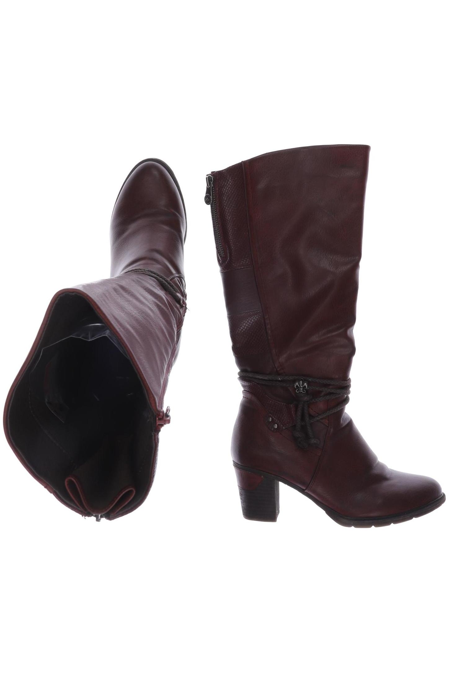 

Rieker Damen Stiefel, bordeaux, Gr. 37