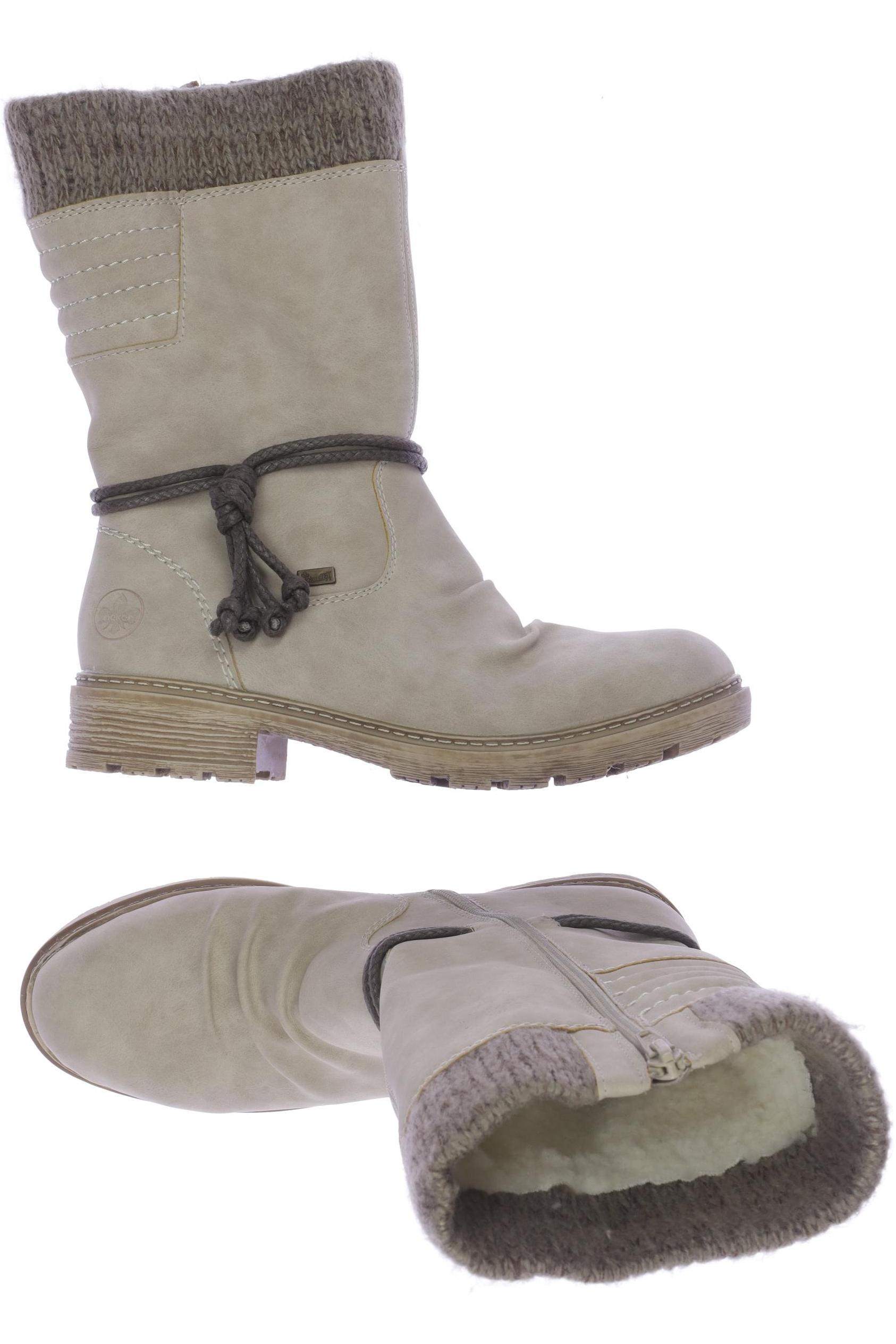 

Rieker Damen Stiefel, cremeweiß, Gr. 40
