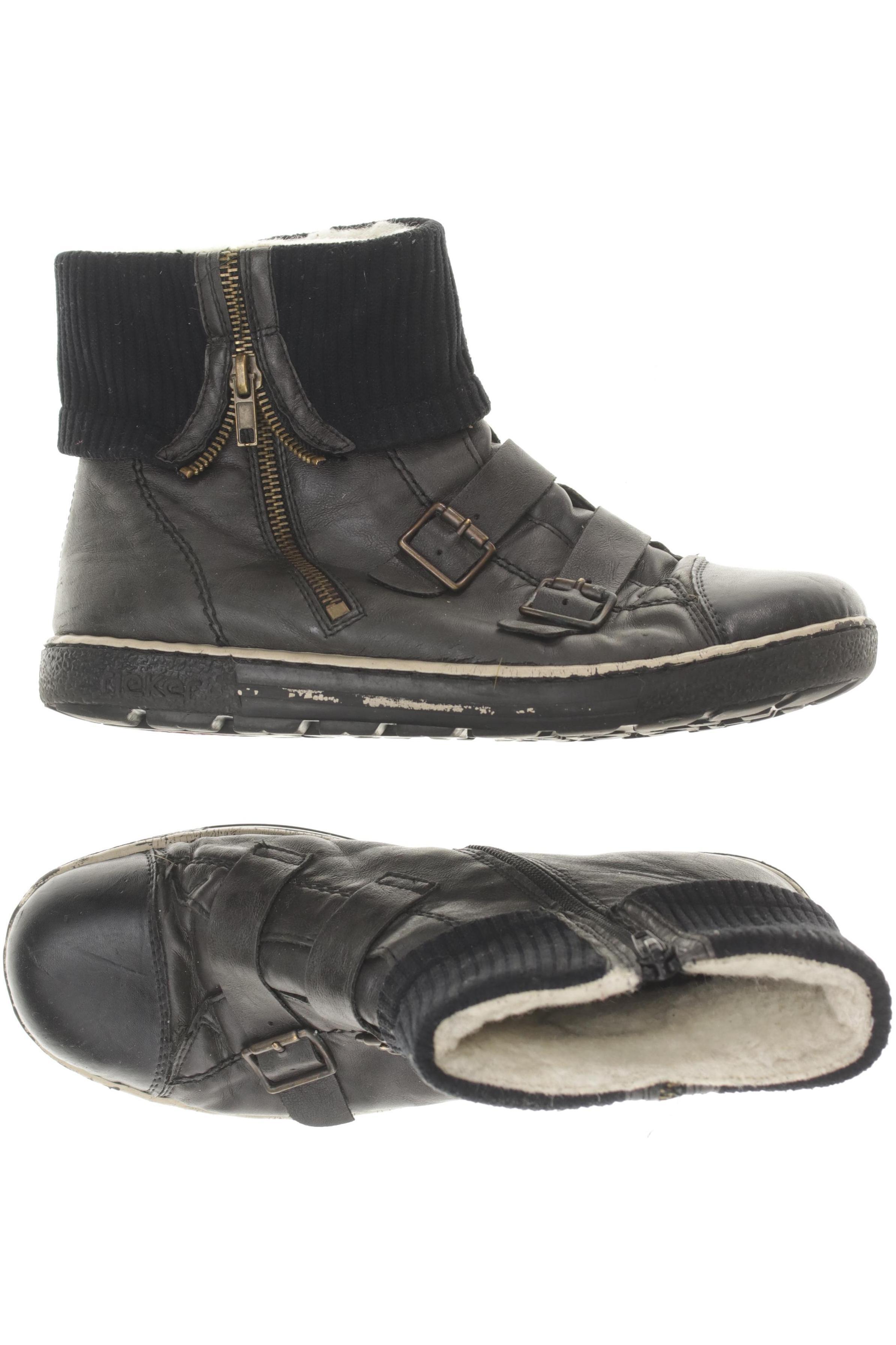 

Rieker Damen Stiefelette, schwarz, Gr. 40