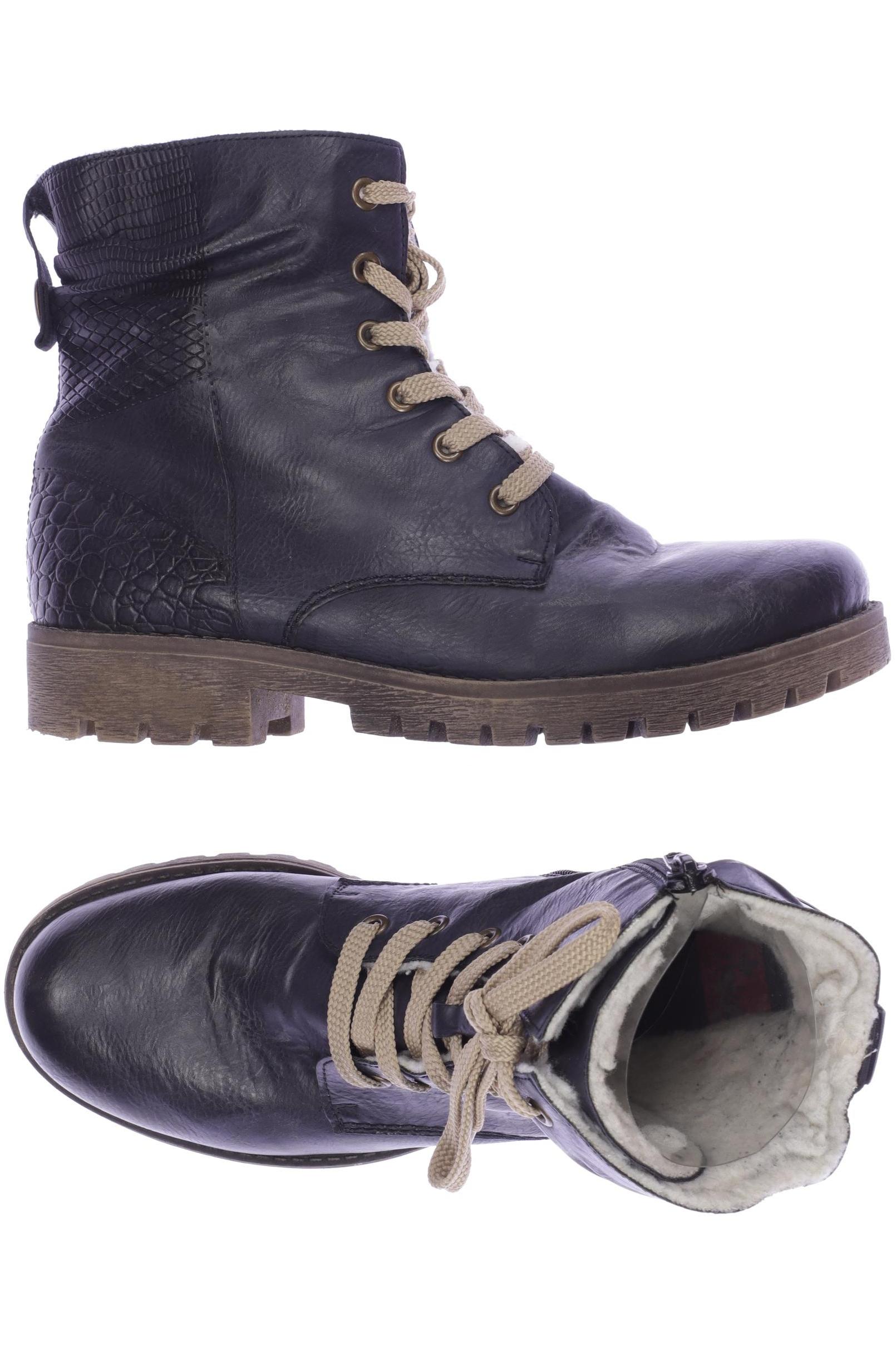 

Rieker Damen Stiefelette, marineblau, Gr. 39