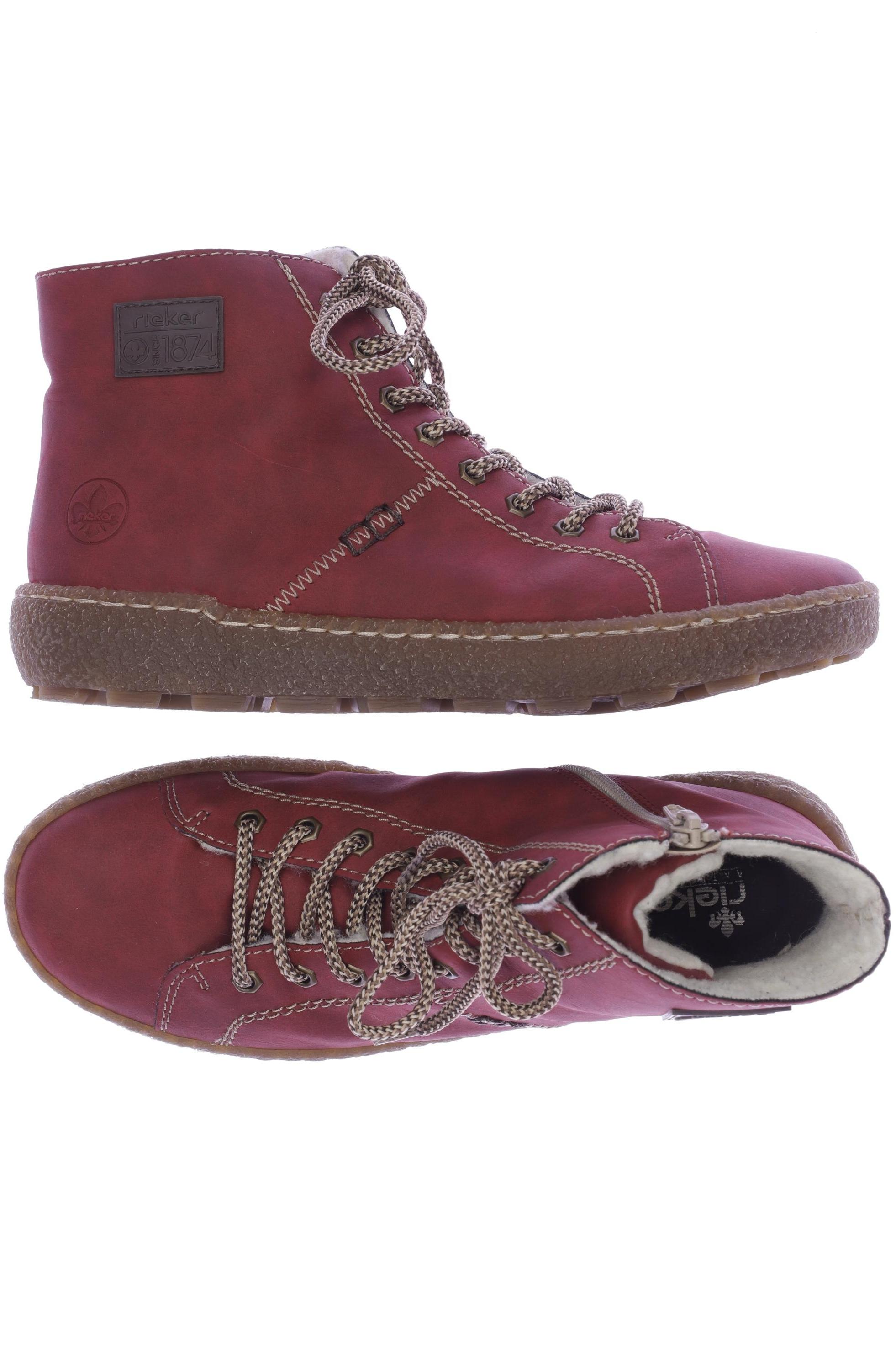 

Rieker Damen Stiefelette, bordeaux, Gr. 40