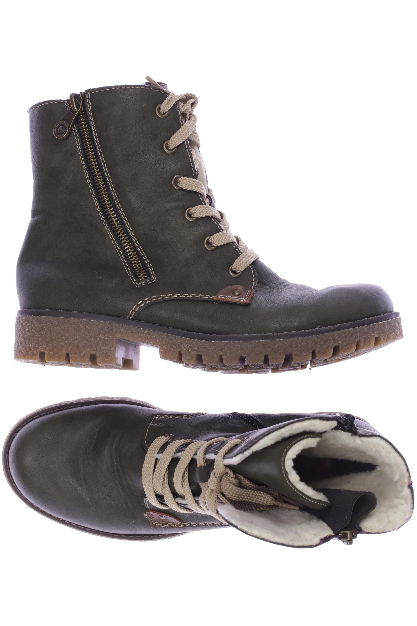 

Rieker Damen Stiefelette, grün, Gr. 38