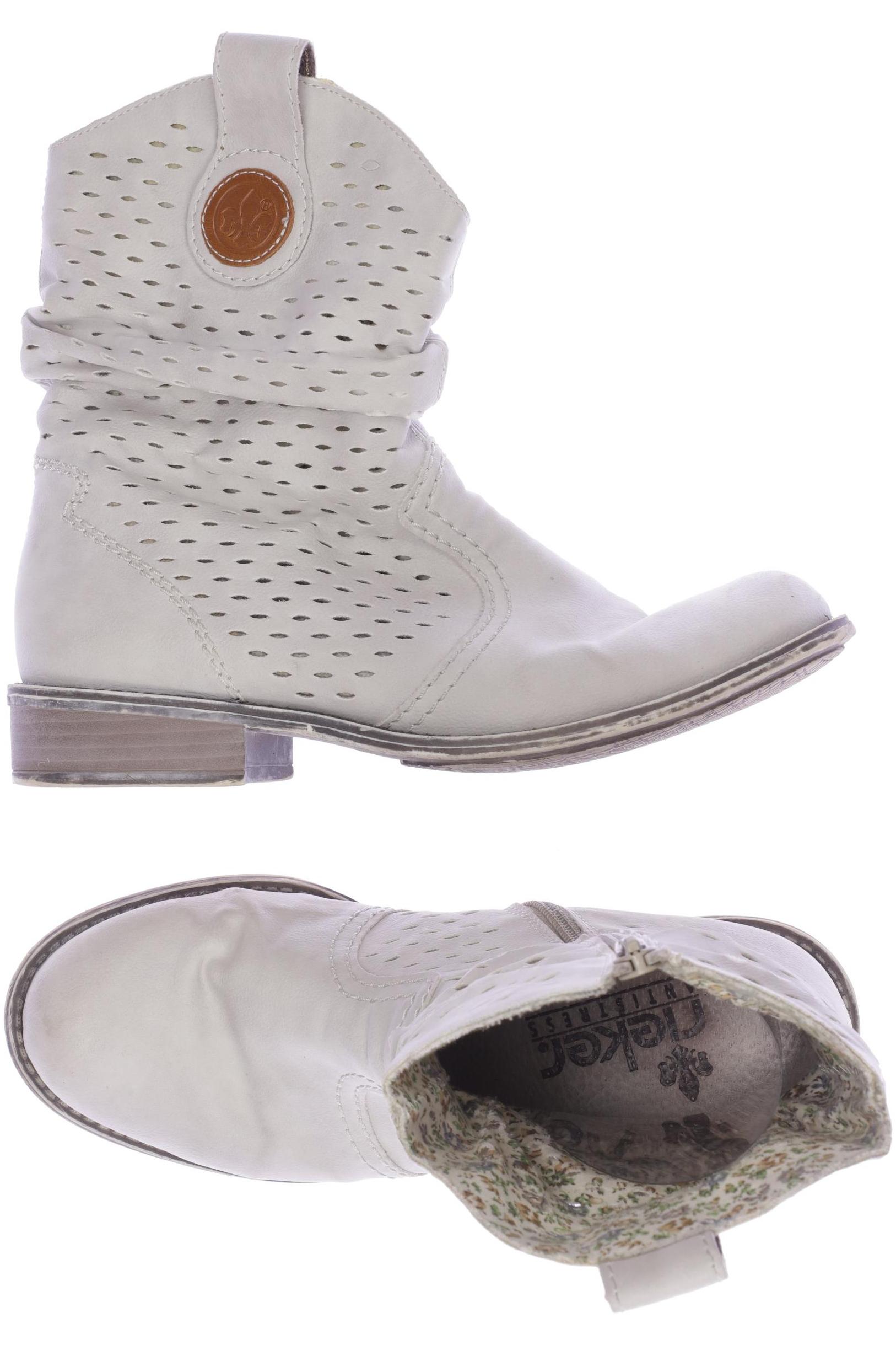 

Rieker Damen Stiefelette, cremeweiß, Gr. 38