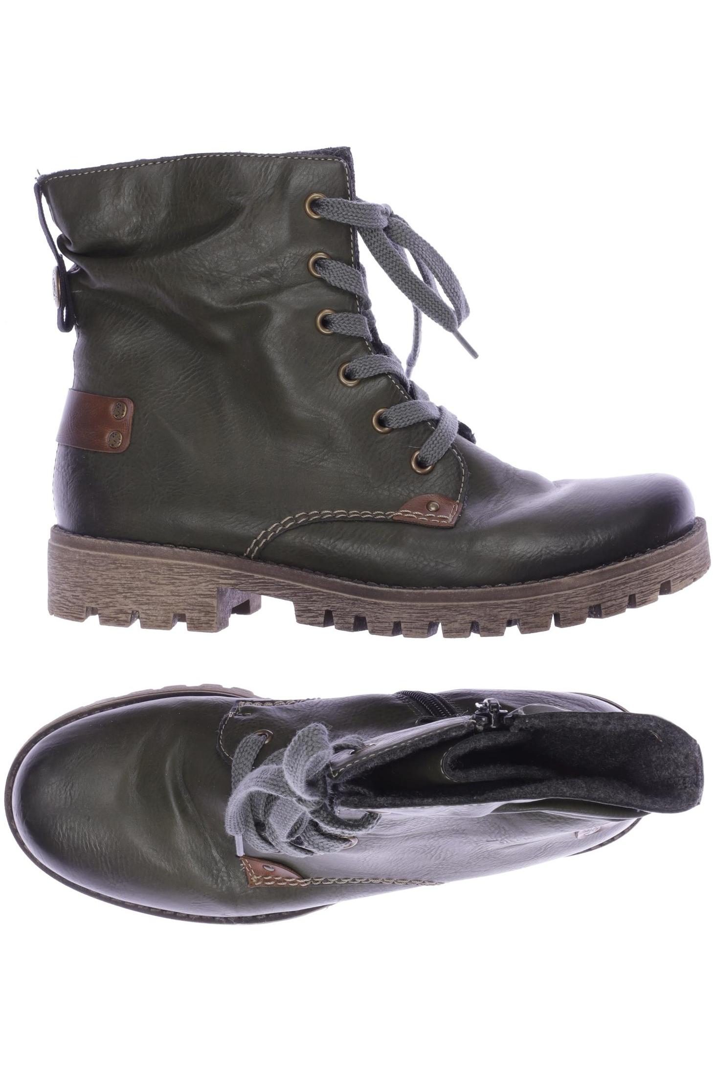 

Rieker Damen Stiefelette, grün, Gr. 38