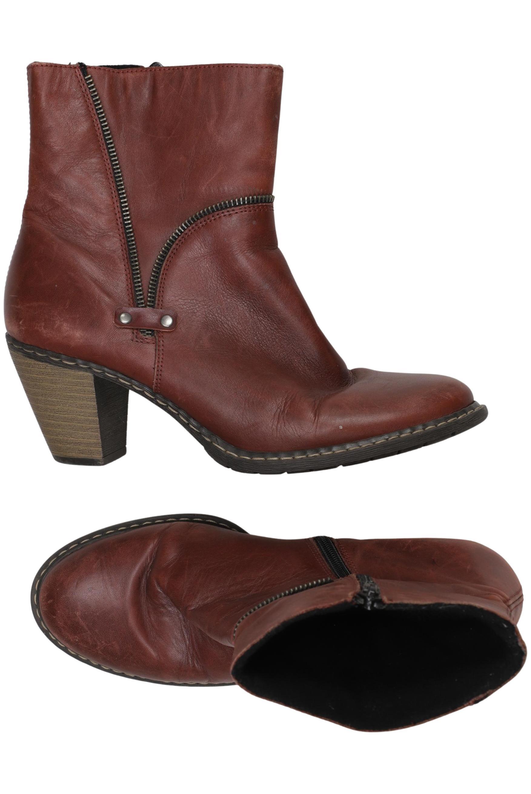 

Rieker Damen Stiefelette, bordeaux, Gr. 40