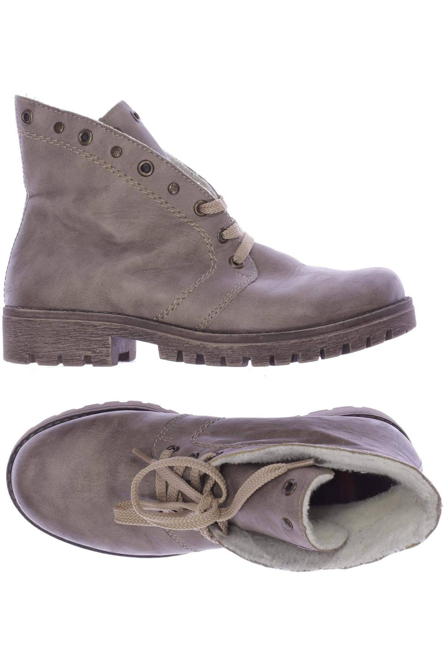 

Rieker Damen Stiefelette, beige, Gr. 36