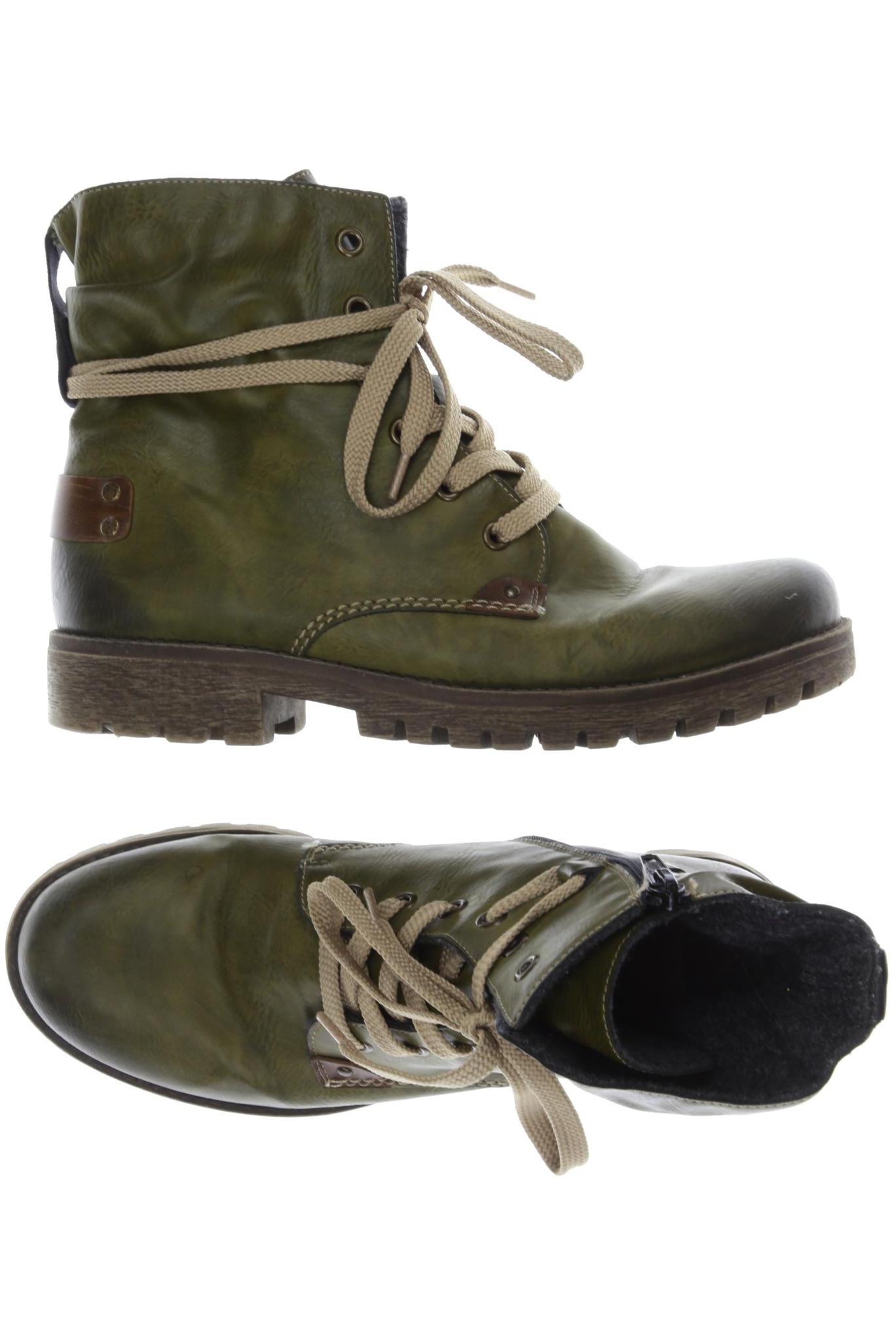 

Rieker Damen Stiefelette, grün, Gr. 39
