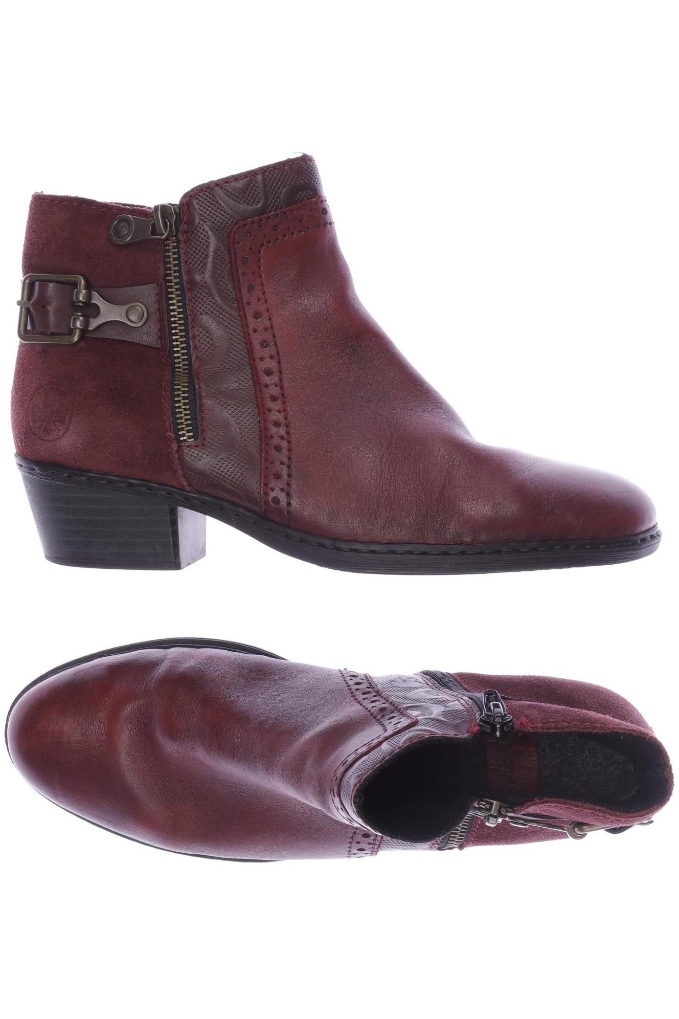 

Rieker Damen Stiefelette, bordeaux