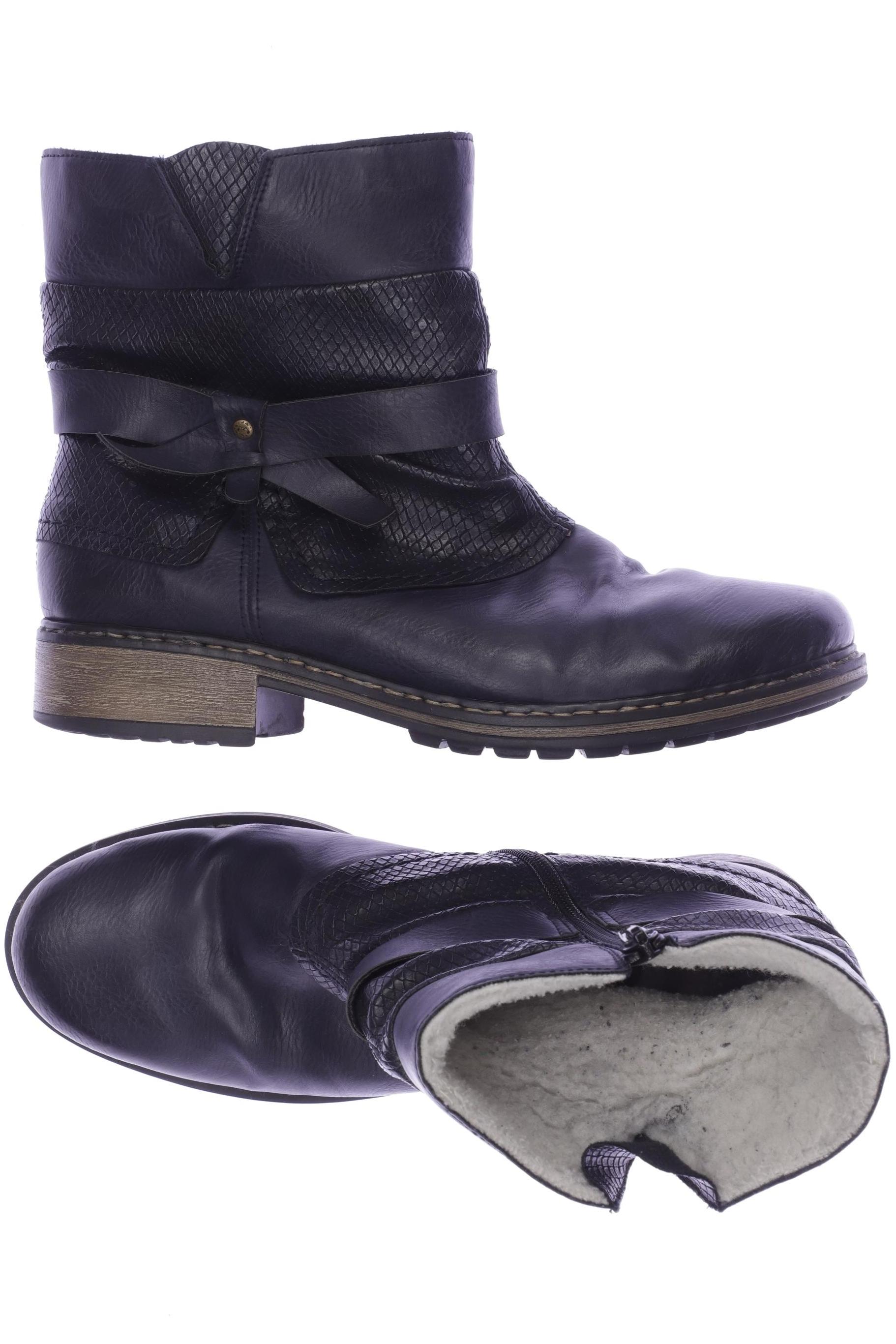 

Rieker Damen Stiefelette, marineblau, Gr. 40