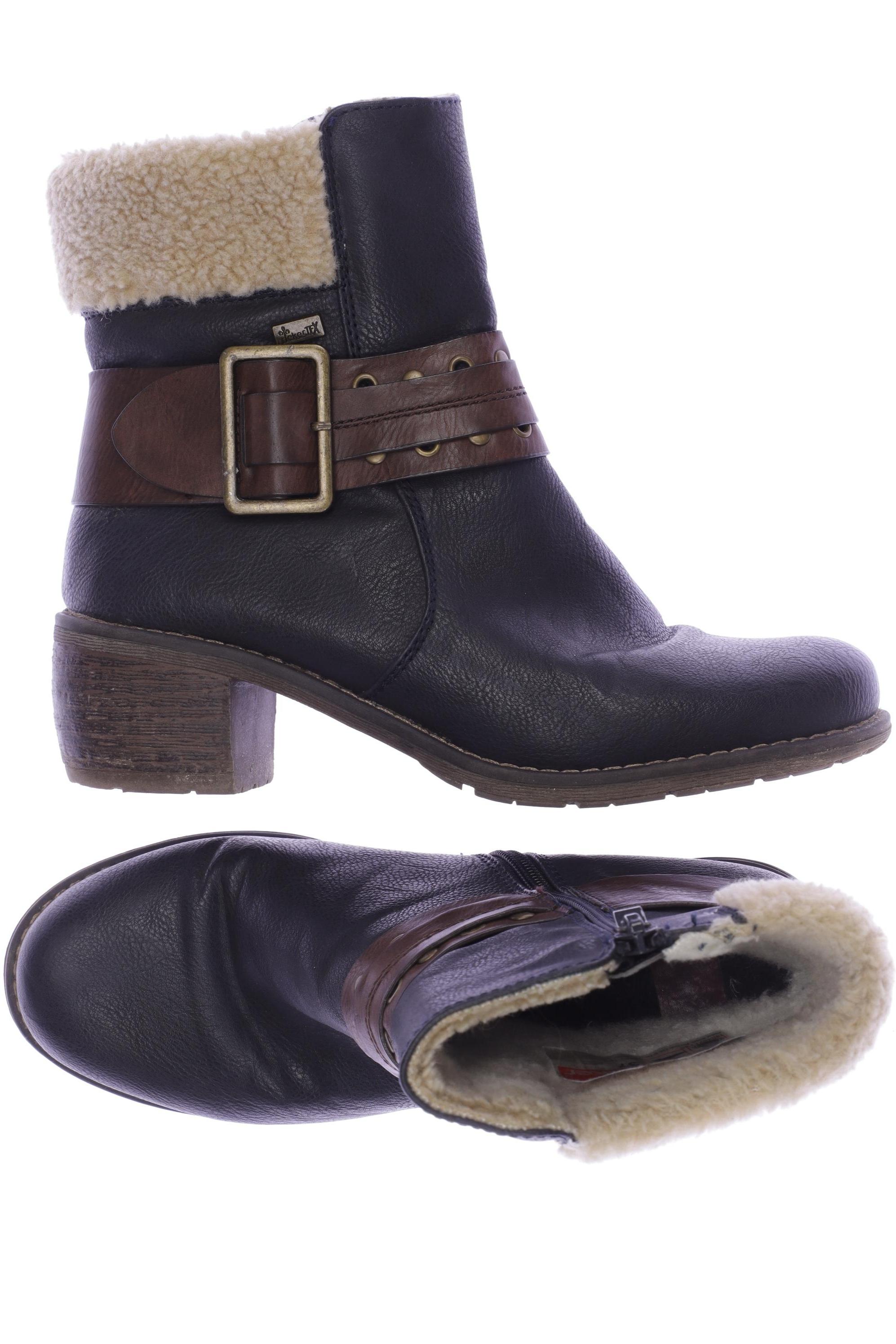

Rieker Damen Stiefelette, marineblau, Gr. 37